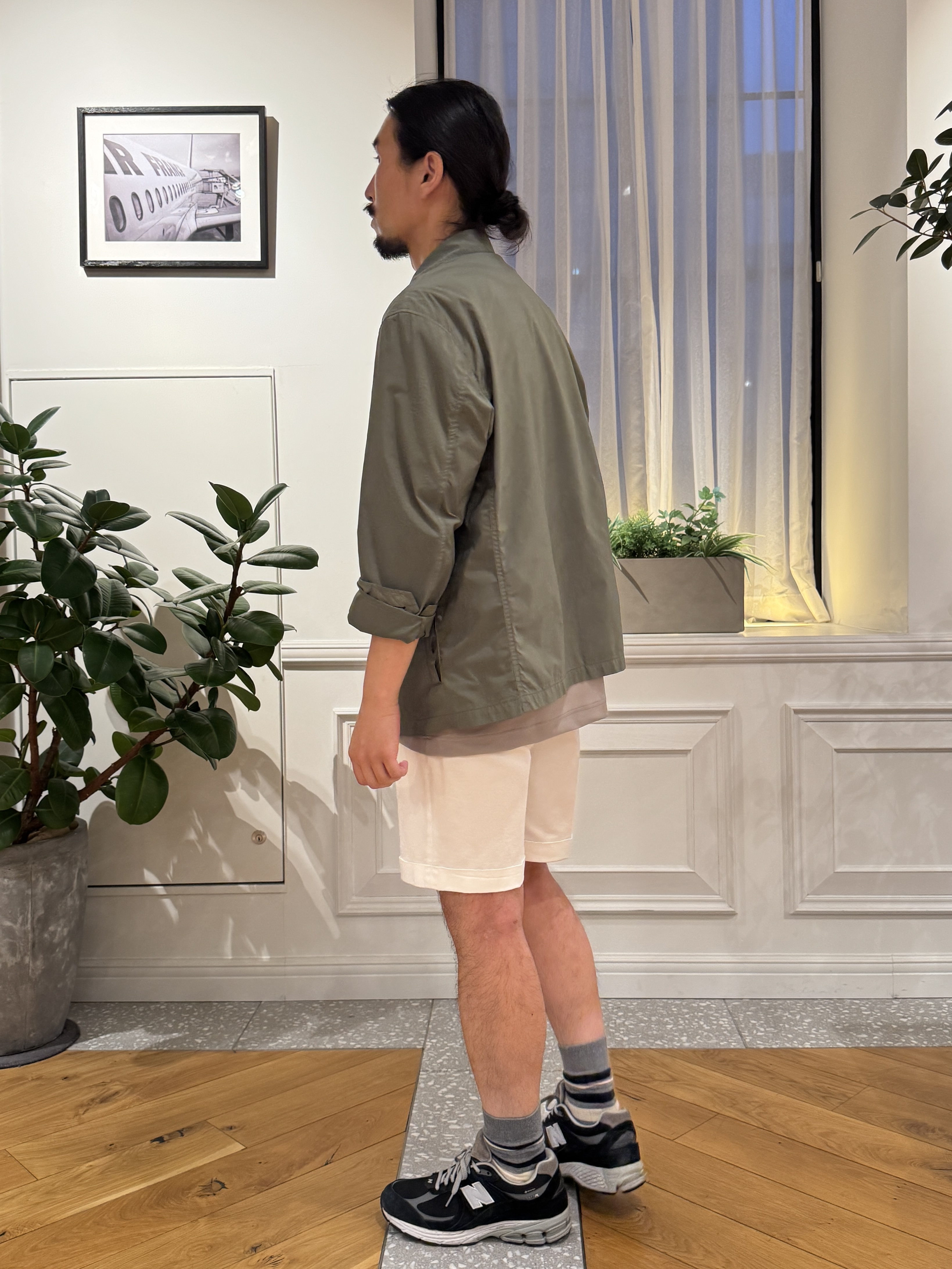 kawarataniさんの「DRESSTERIOR｜【接触冷感/UVカット/ウォッシャブル】AIRTOOL クルーネックTシャツ」を使ったコーディネート
