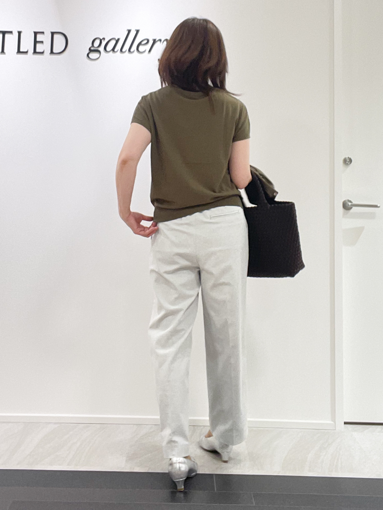 めいさんの「UNTITLED｜【9色展開/アンサンブル可/洗える】コットンベーシックニット」を使ったコーディネート