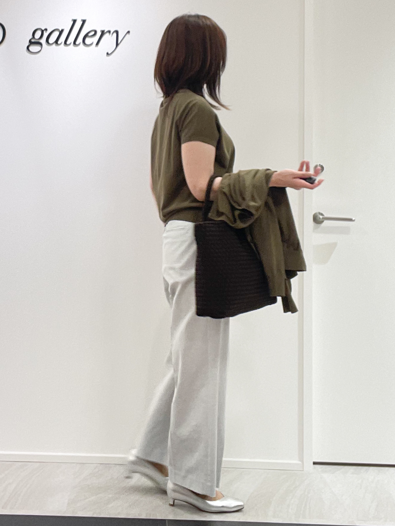 めいさんの「UNTITLED｜【9色展開/アンサンブル可/洗える】コットンベーシックニット」を使ったコーディネート
