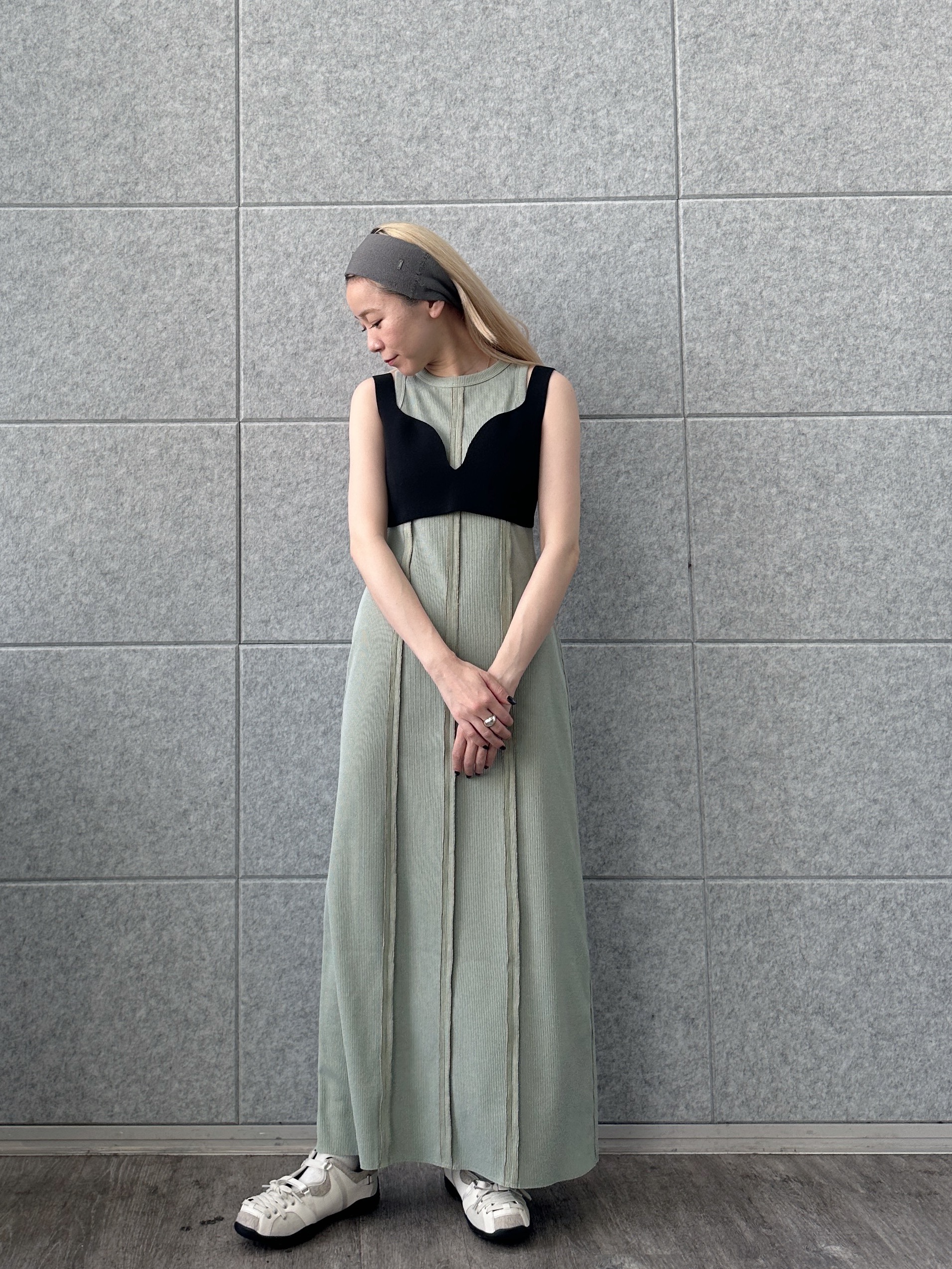 Buyer sakkoさんの「CODE A｜【Cup-in】Jersey dress」を使ったコーディネート