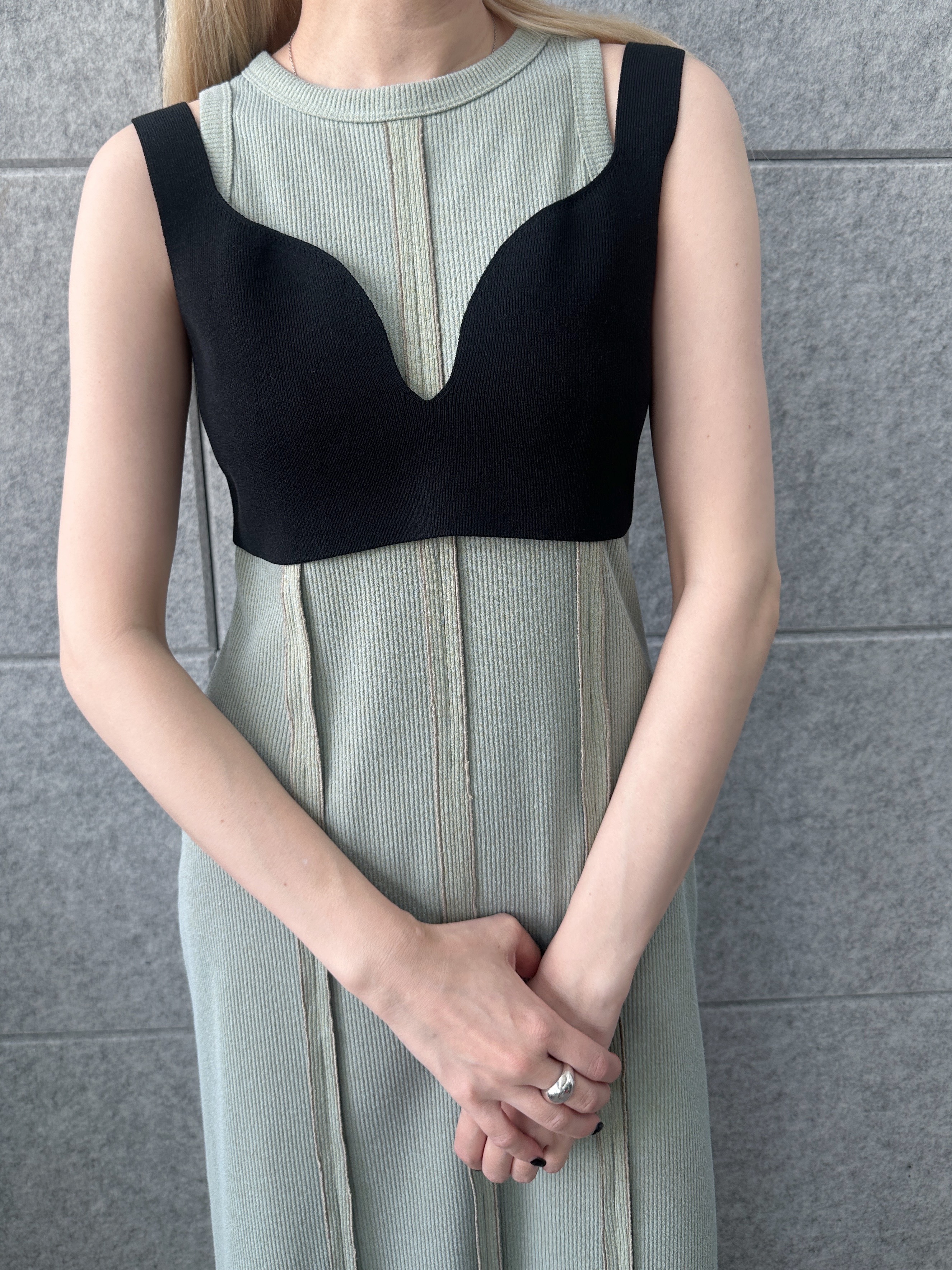 Buyer sakkoさんの「CODE A｜【Cup-in】Jersey dress」を使ったコーディネート