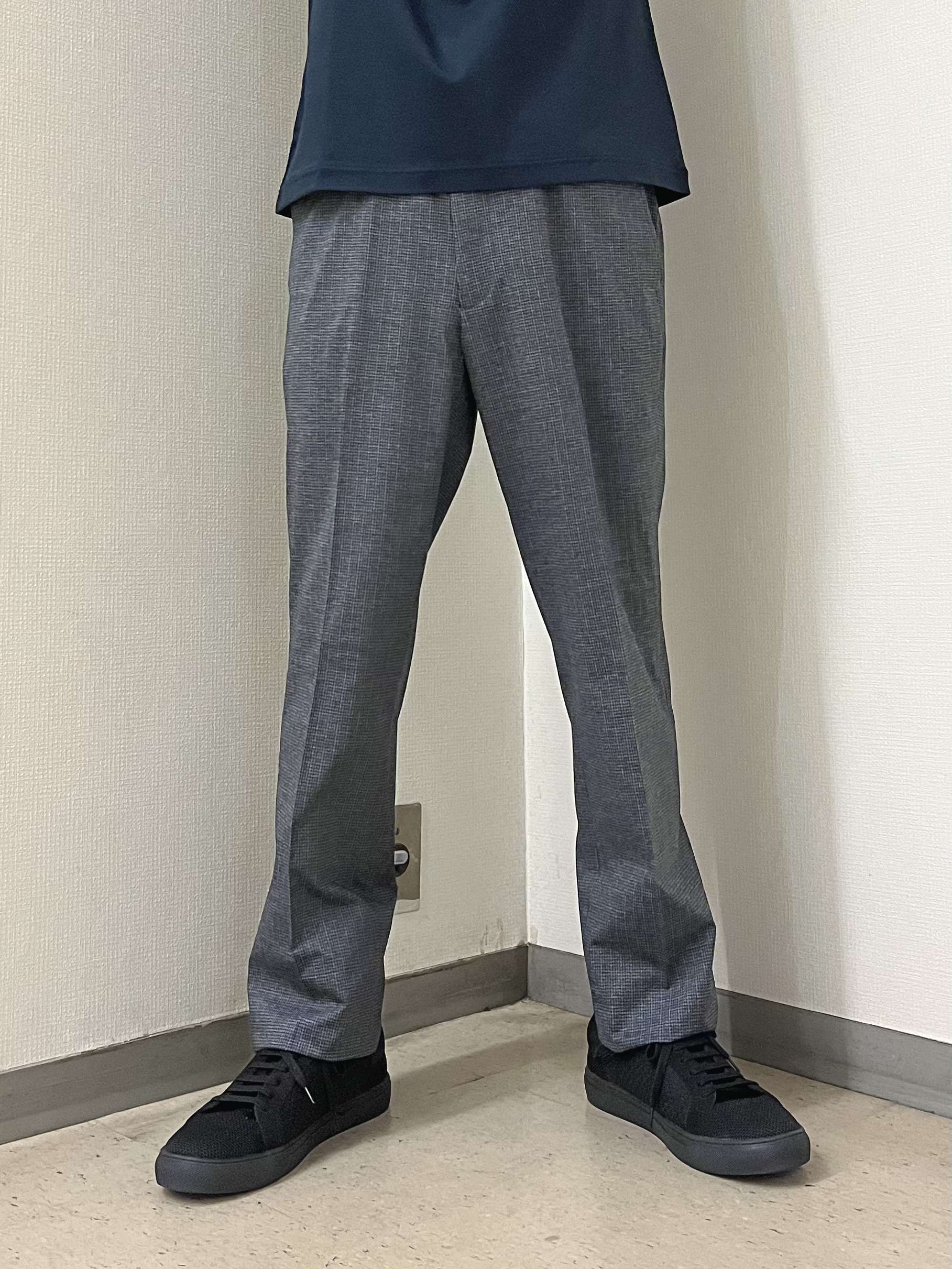URAさんの「TAKEO KIKUCHI｜【接触冷感】アイスクリアコットン ワンポイント ポロシャツ」を使ったコーディネート