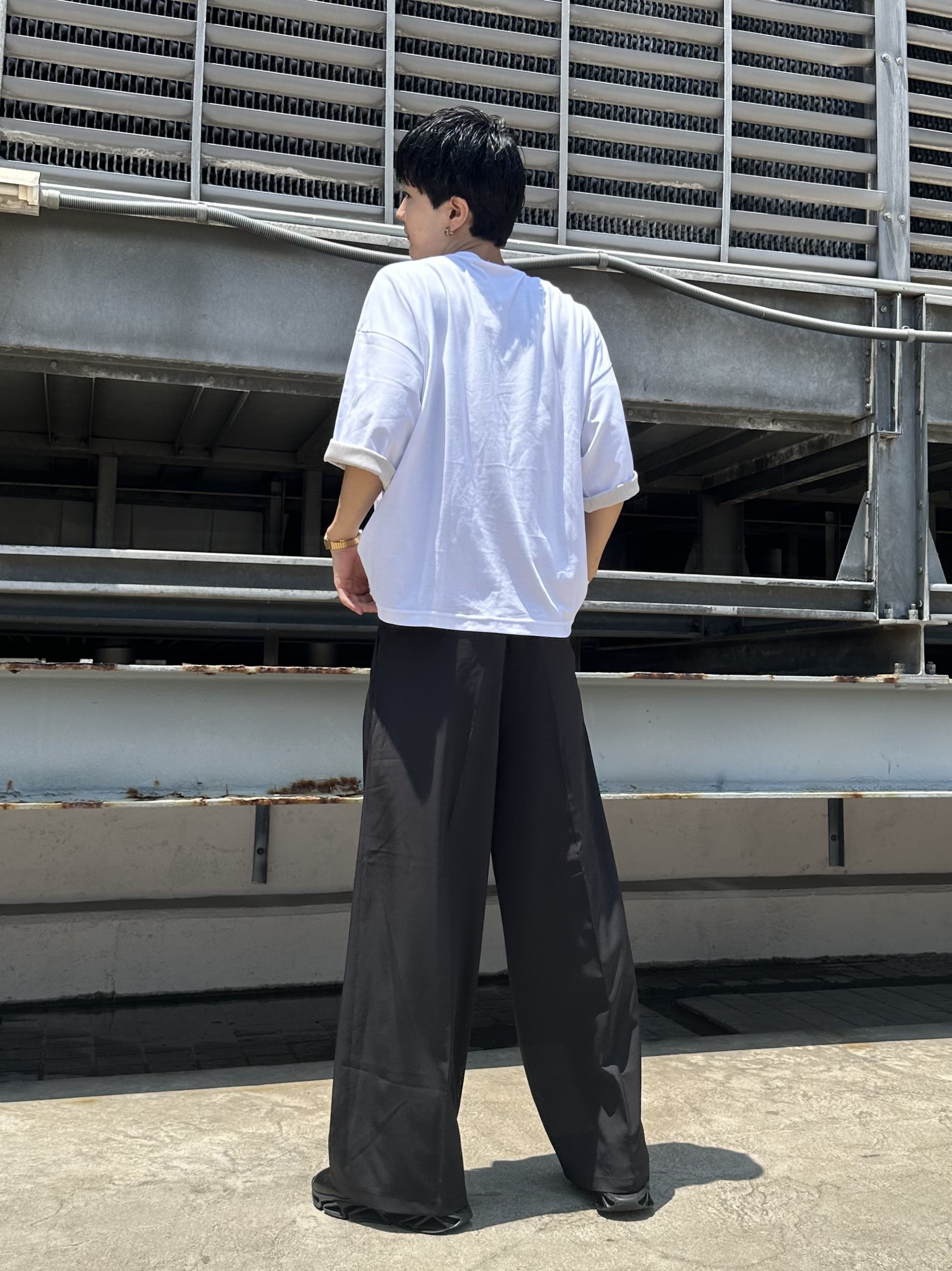 KOHEIさんの「tk.TAKEO KIKUCHI｜バギースラックス」を使ったコーディネート