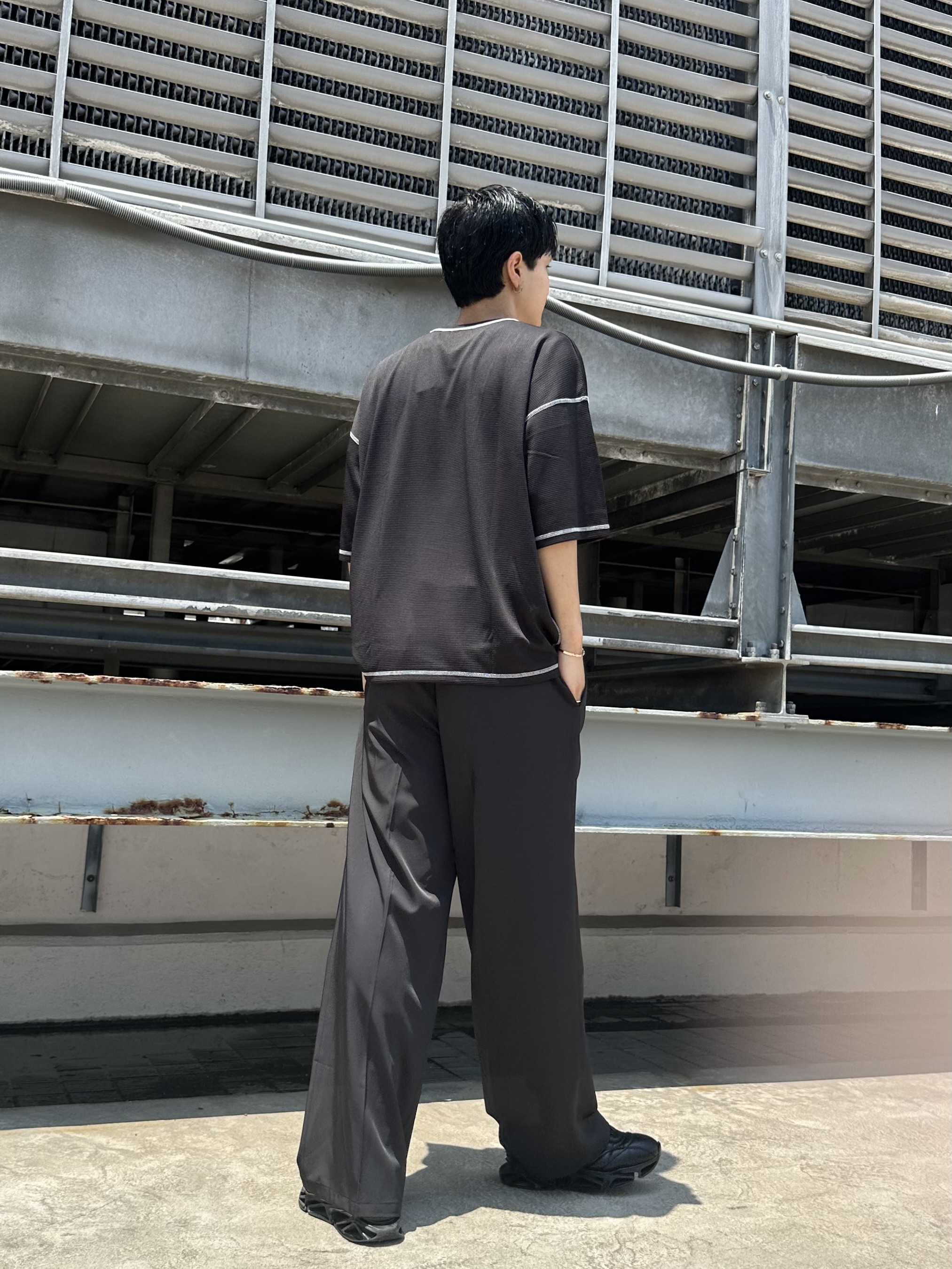 KOHEIさんの「tk.TAKEO KIKUCHI｜バギースラックス」を使ったコーディネート