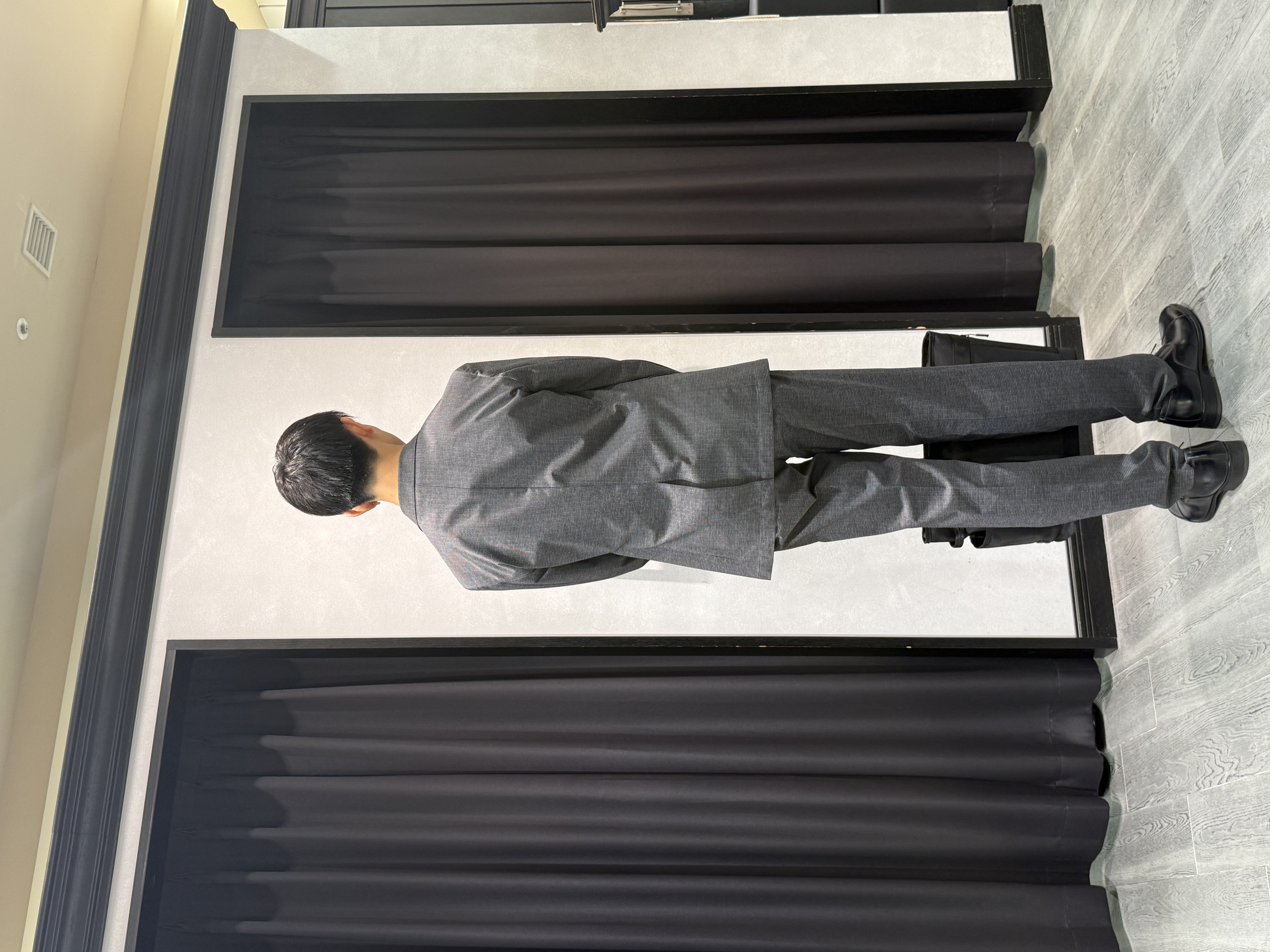 uekuboさんの「TAKEO KIKUCHI｜【通気性】ジャージ千鳥柄 ジャケット」を使ったコーディネート