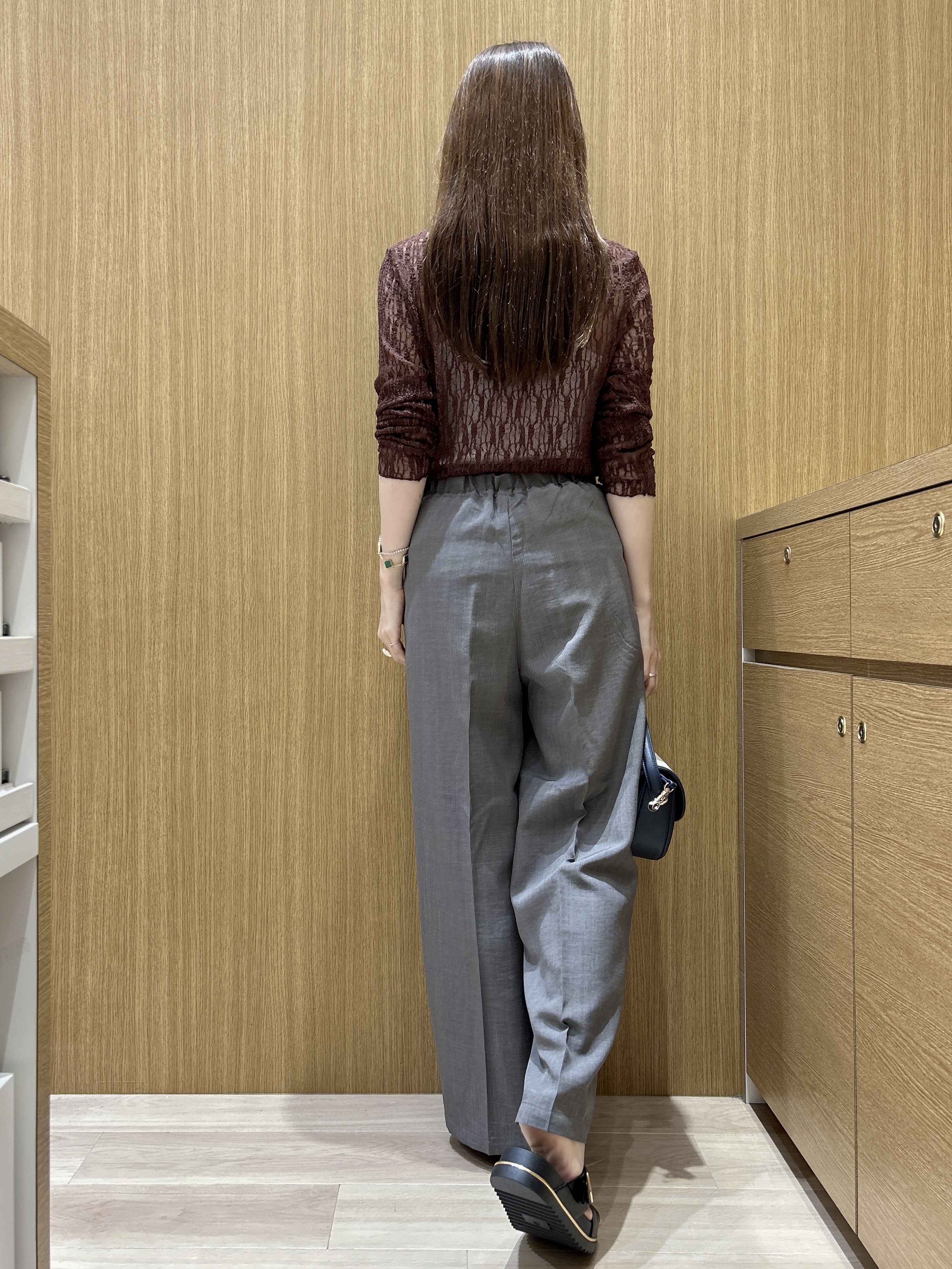 maiさんの「OPAQUE.CLIP｜レース襟付きカーディガン【洗濯機OK】」を使ったコーディネート