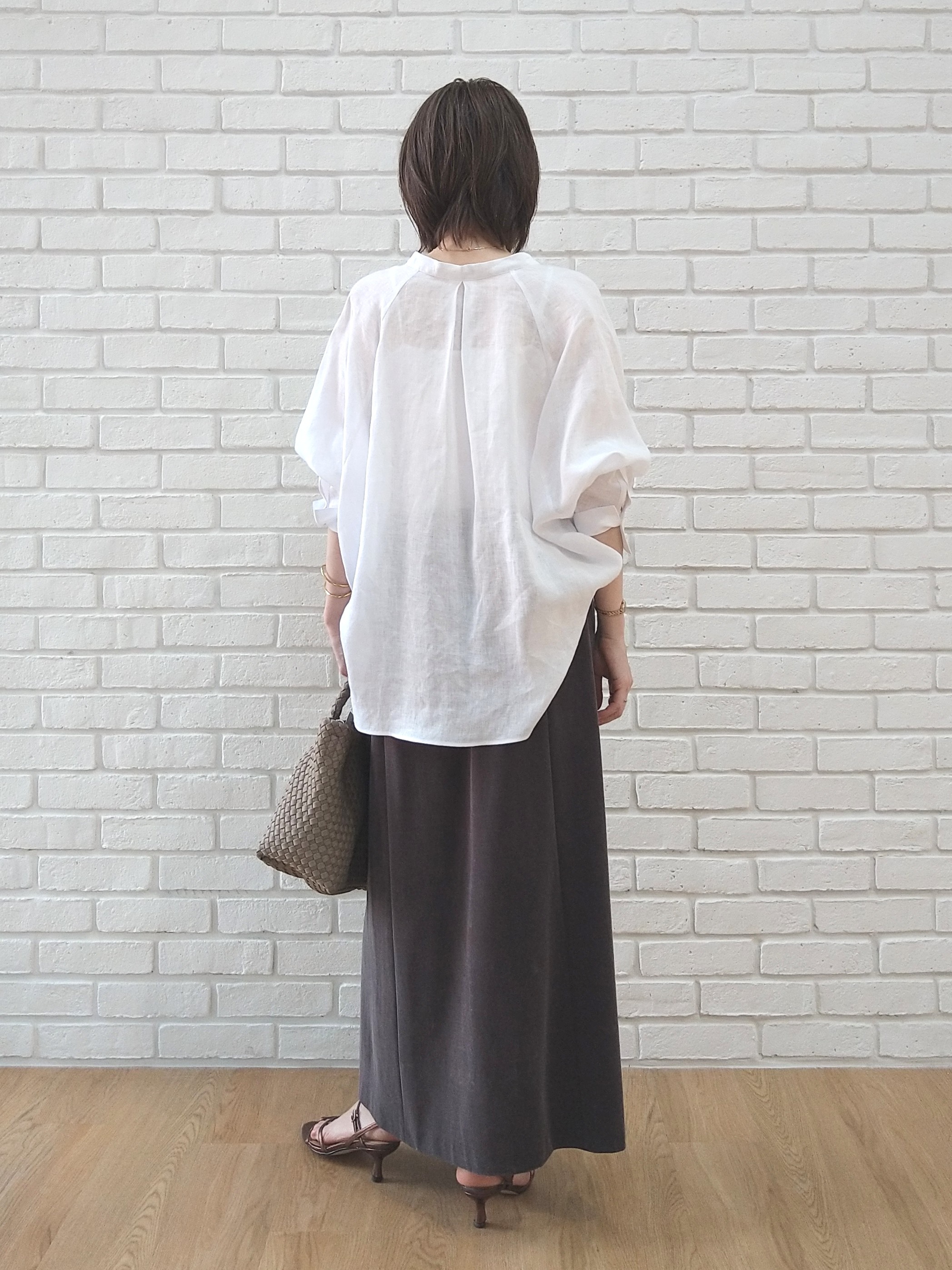 suzuさんの「UNTITLED｜【麻100】リネンドルマンシャツ」を使ったコーディネート