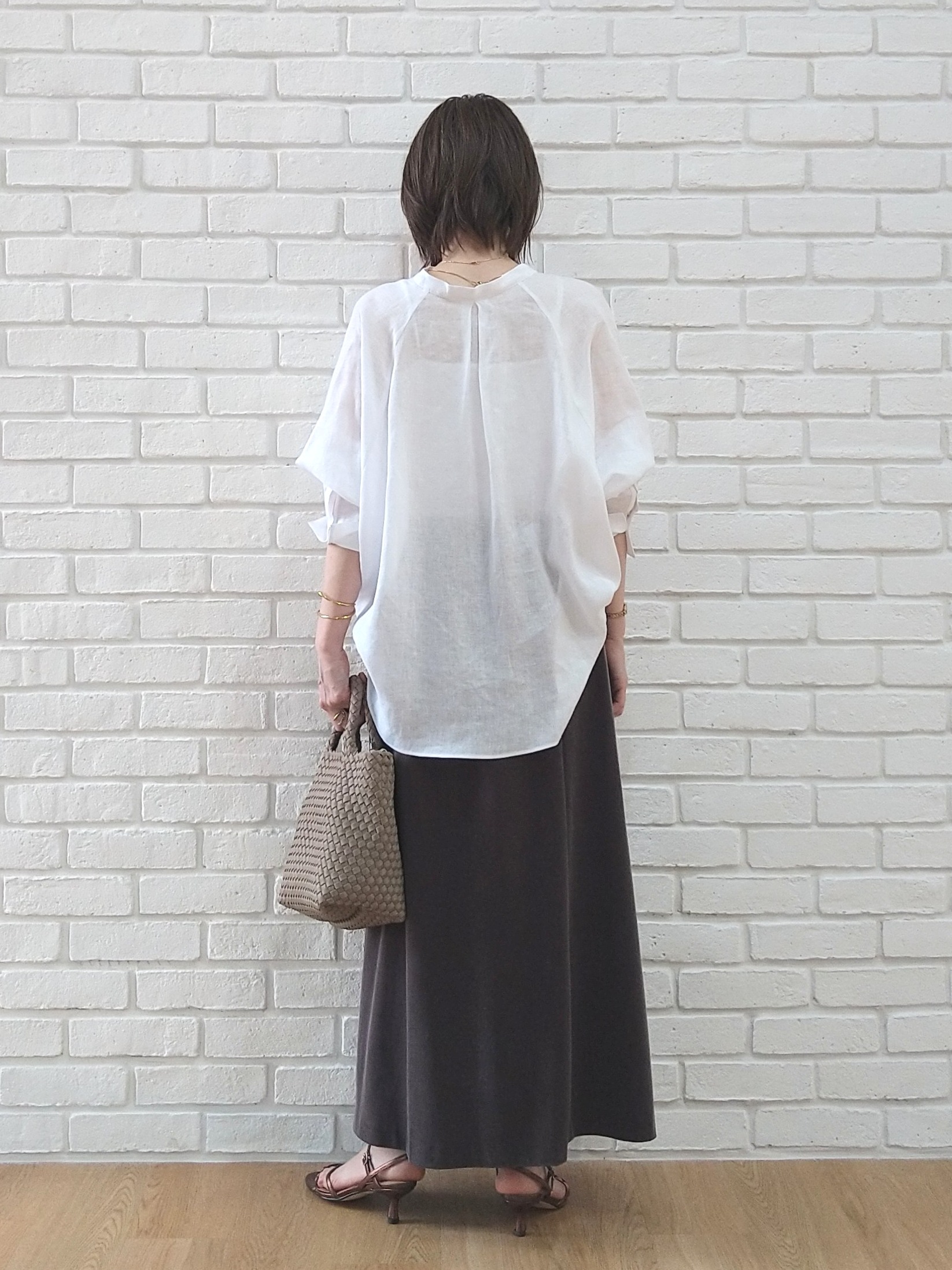 suzuさんの「UNTITLED｜【麻100】リネンドルマンシャツ」を使ったコーディネート