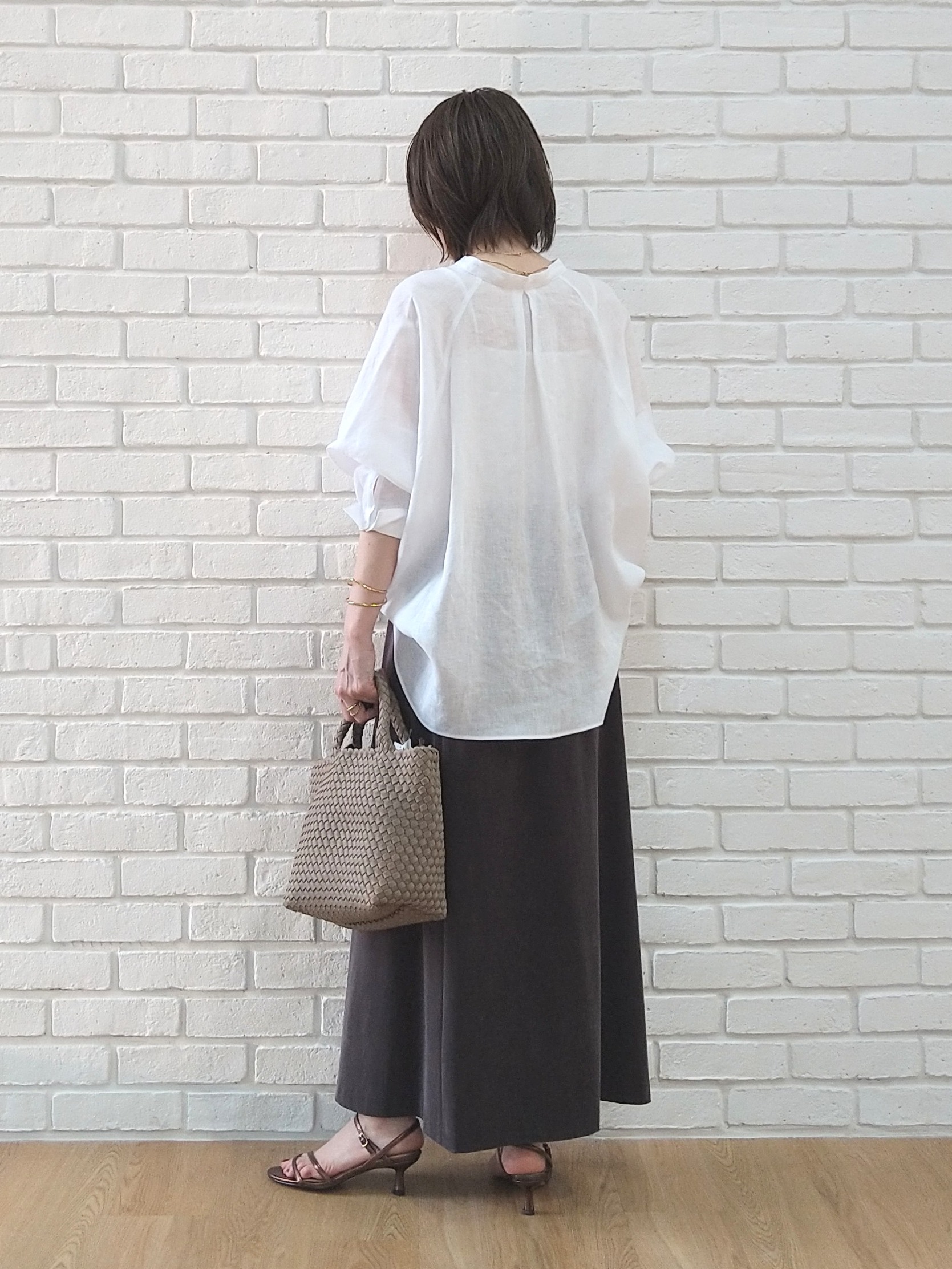 suzuさんの「UNTITLED｜【麻100】リネンドルマンシャツ」を使ったコーディネート