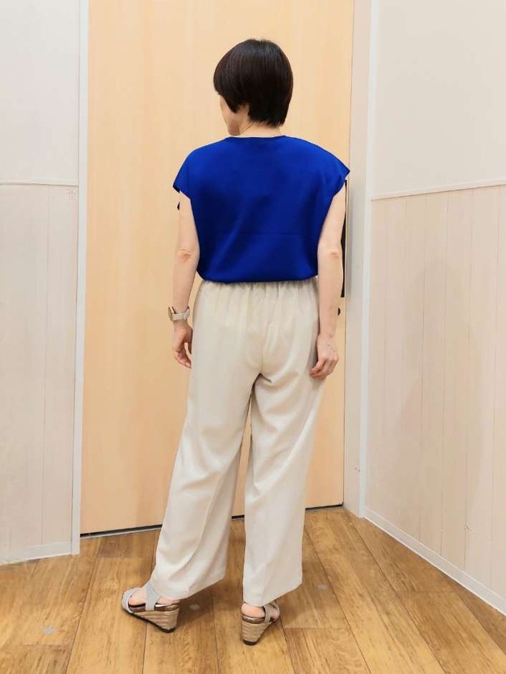 Kさんの「SHOO･LA･RUE｜【洗濯機可/S-LL】インせず着られる 大人シンプルニット」を使ったコーディネート