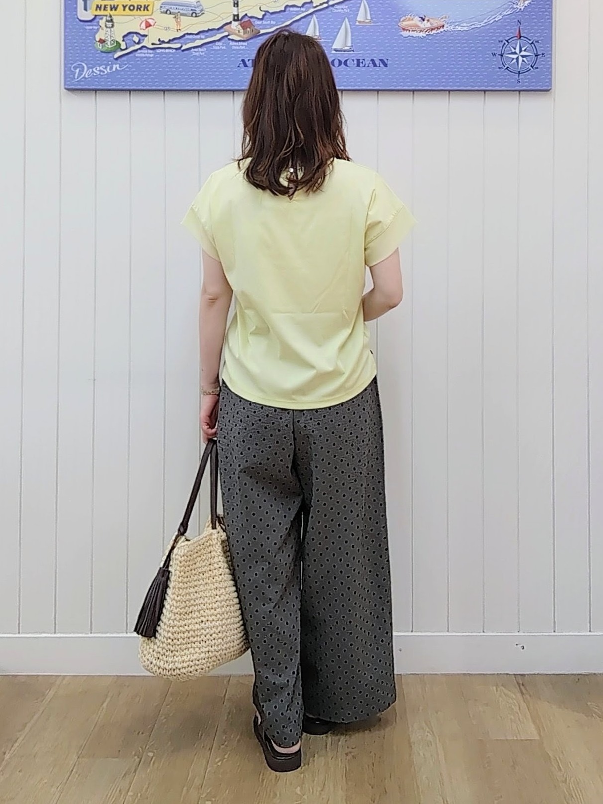 itoさんの「Dessin｜【UVカット/接触冷感】美光沢カットソー」を使ったコーディネート