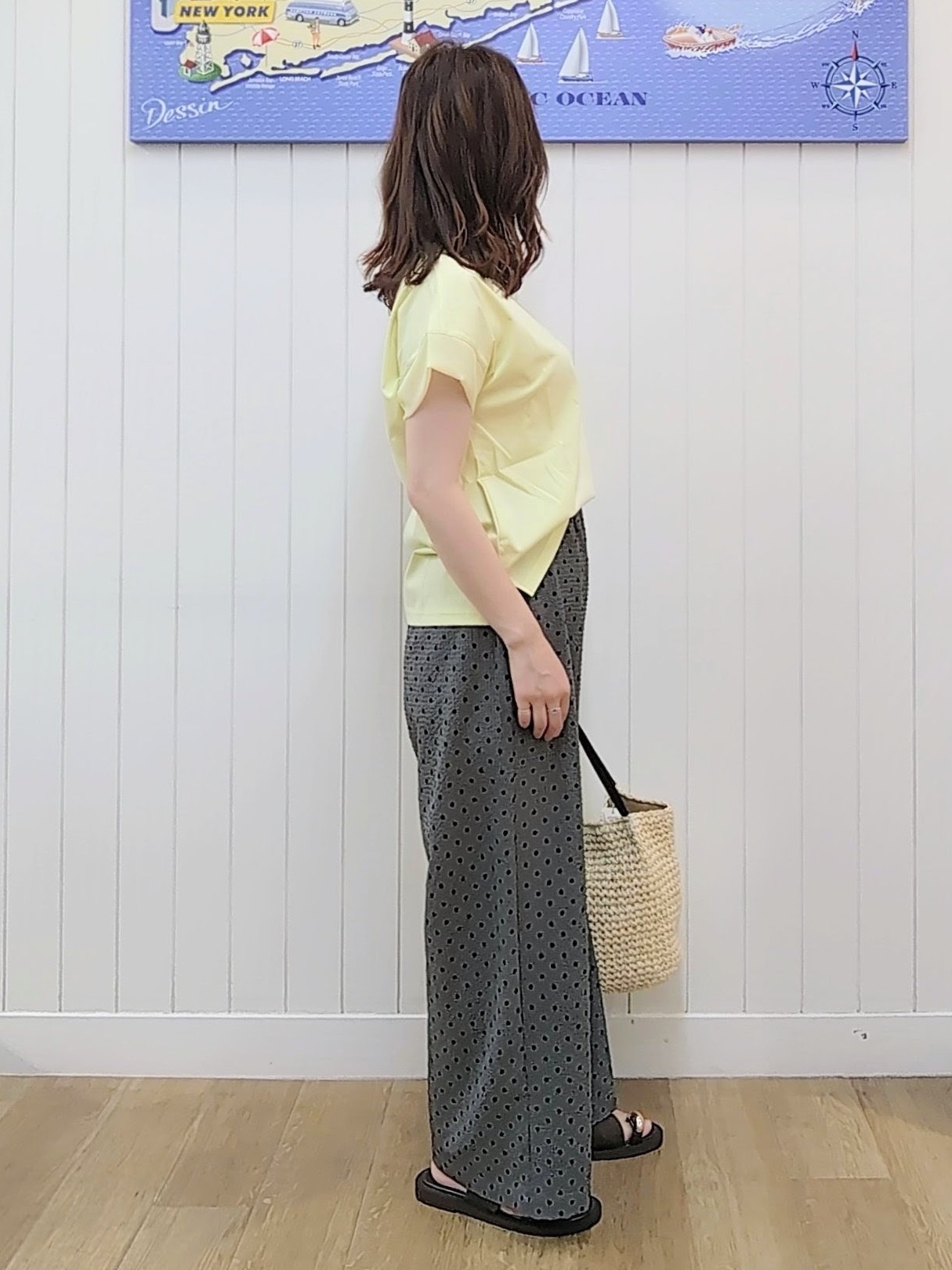 itoさんの「Dessin｜【UVカット/接触冷感】美光沢カットソー」を使ったコーディネート