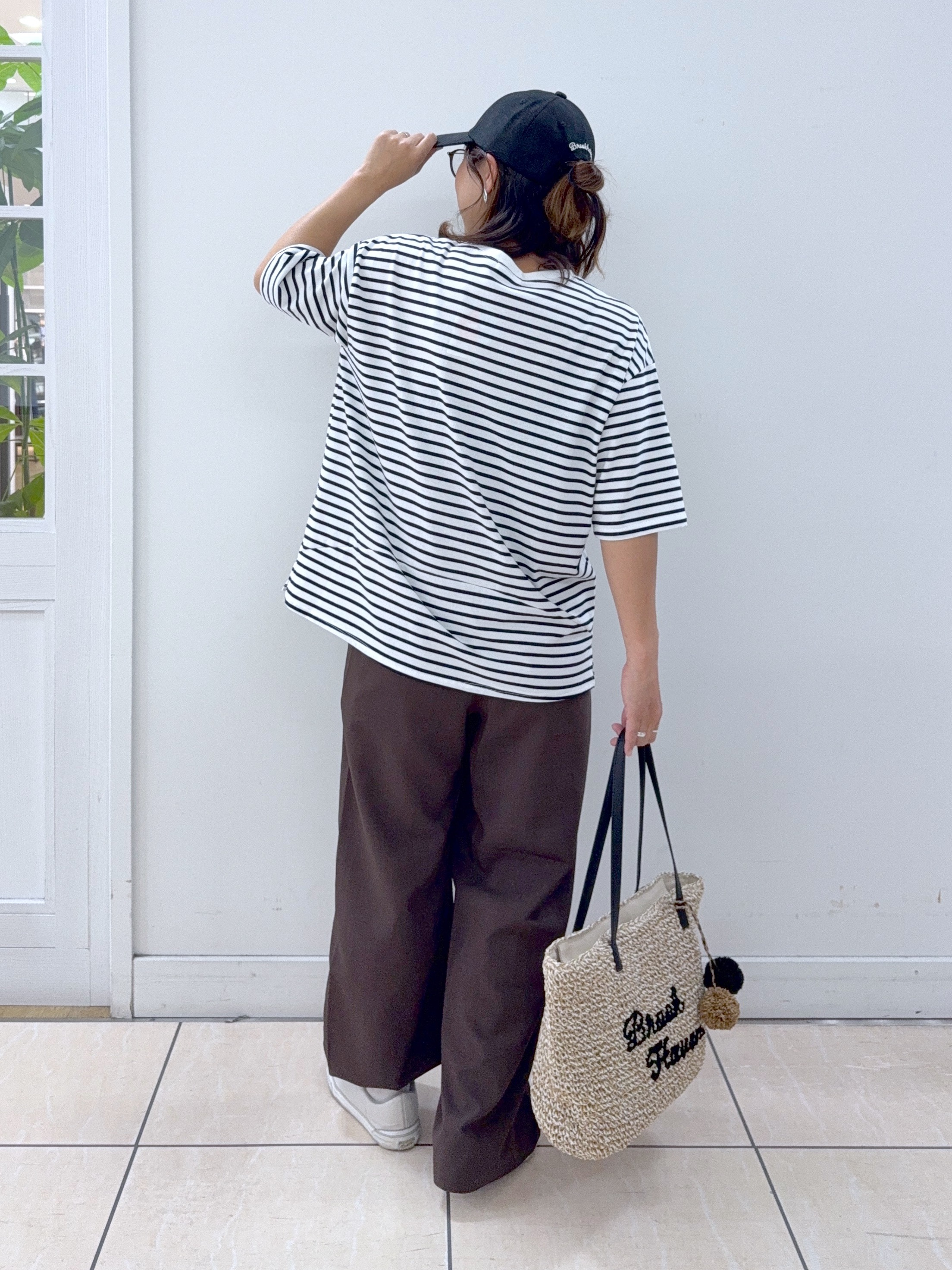 Osawaさんの「Dessin｜麻調キャップ」を使ったコーディネート