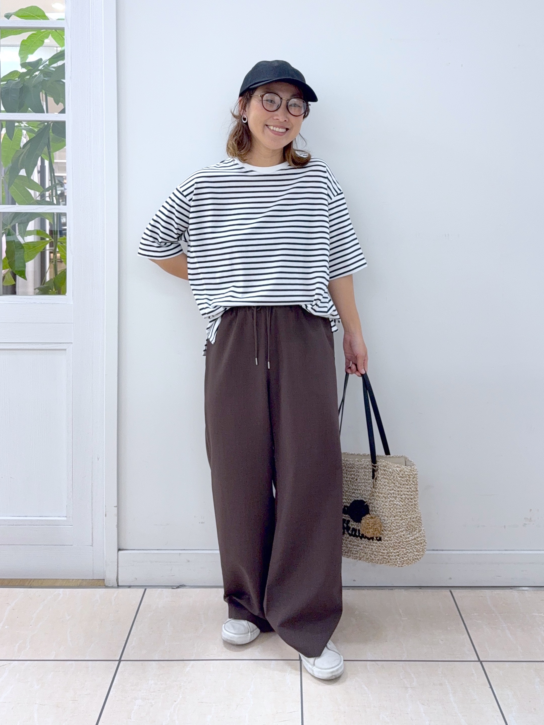 Osawaさんの「Dessin｜麻調キャップ」を使ったコーディネート