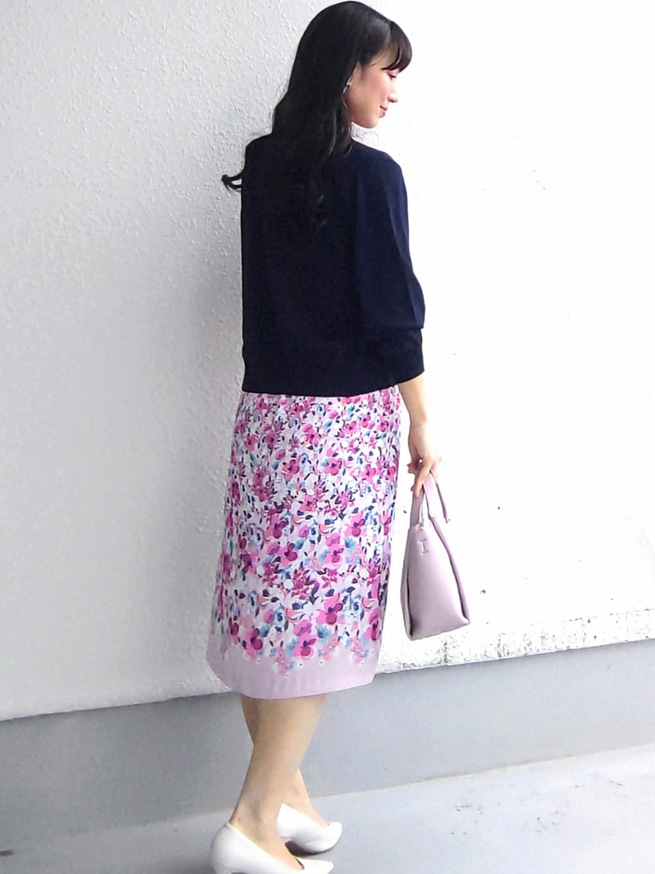 keinaさんの「SunaUna｜小花柄ワンピース」を使ったコーディネート