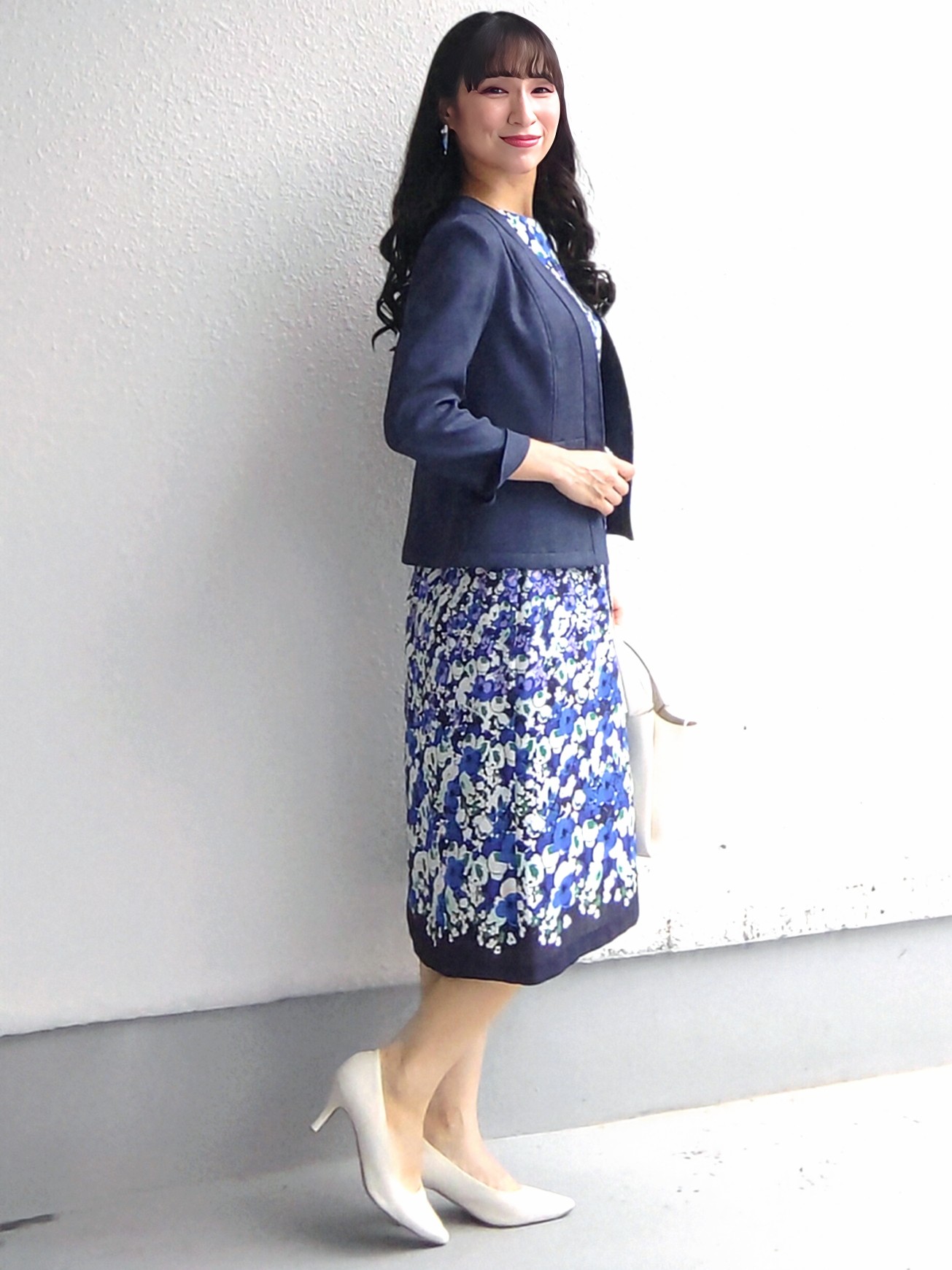 keinaさんの「SunaUna｜小花柄ワンピース」を使ったコーディネート