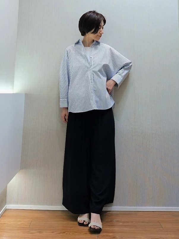 ミズタさんの「UNTITLED｜【接触冷感/吸水速乾/UVカット】ドルマンスリーブシャツ」を使ったコーディネート