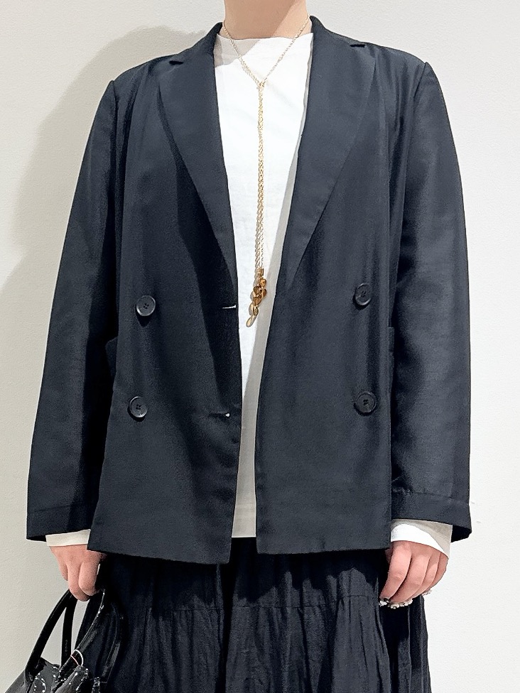なかもとあきさんの「DRESSTERIOR｜【セットアップ可/吸水速乾/ウォッシャブル】リネンブレンドオックスダブルジャケット」を使ったコーディネート