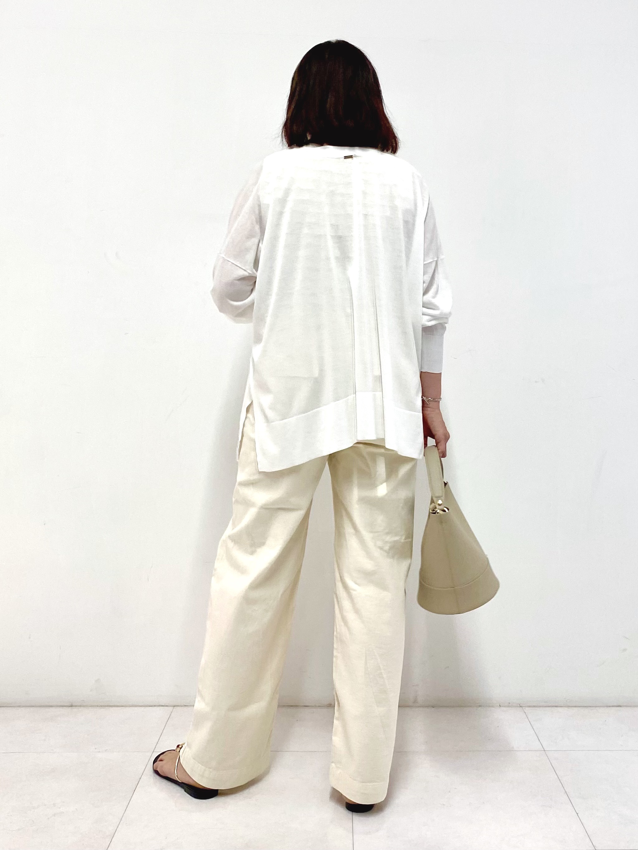 Sawaguchiさんの「DRESSTERIOR｜◆【接触冷感/UVカット】ウォッシャブル スピンコットン カーディガン」を使ったコーディネート