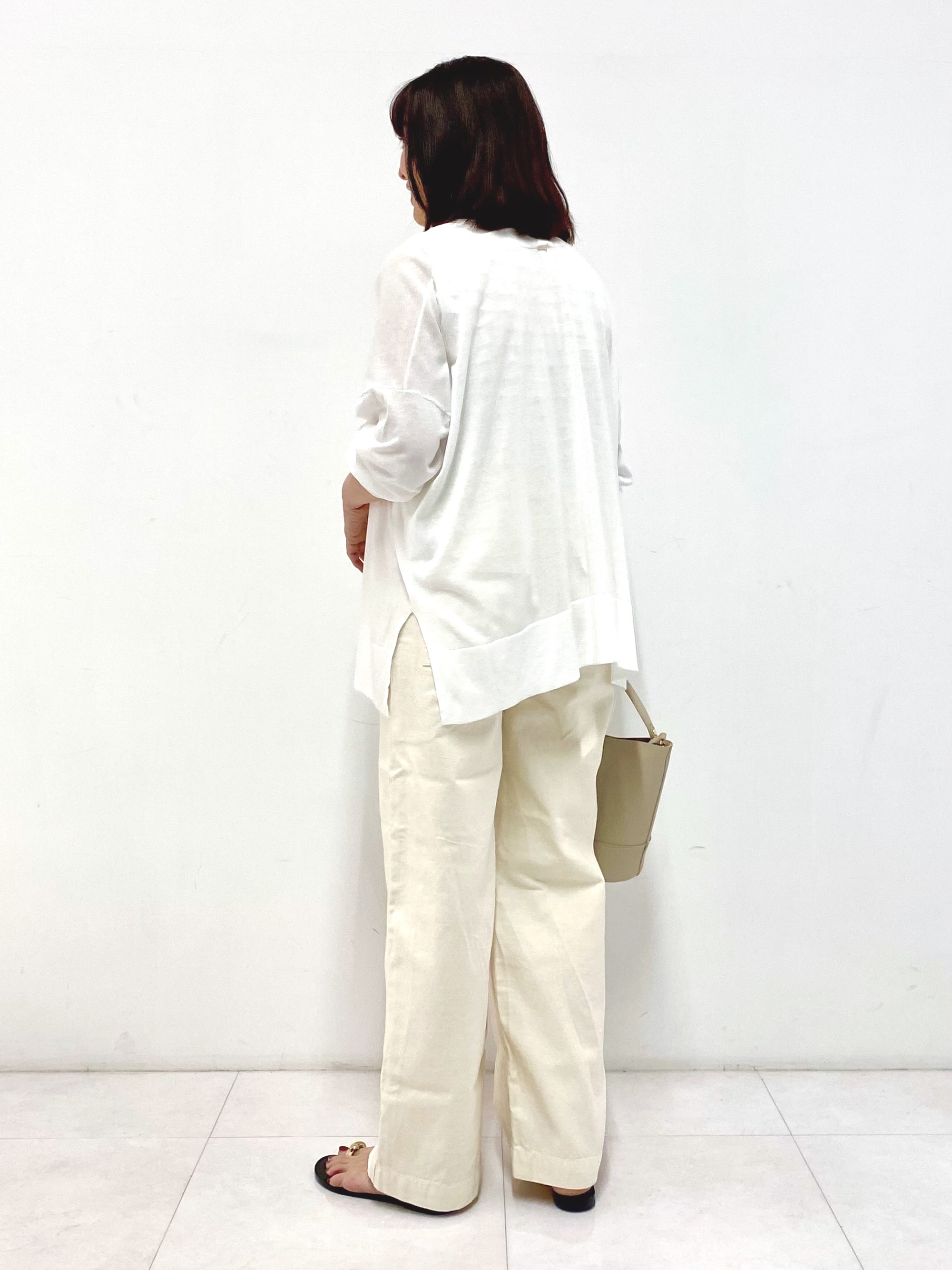 Sawaguchiさんの「DRESSTERIOR｜◆【接触冷感/UVカット】ウォッシャブル スピンコットン カーディガン」を使ったコーディネート