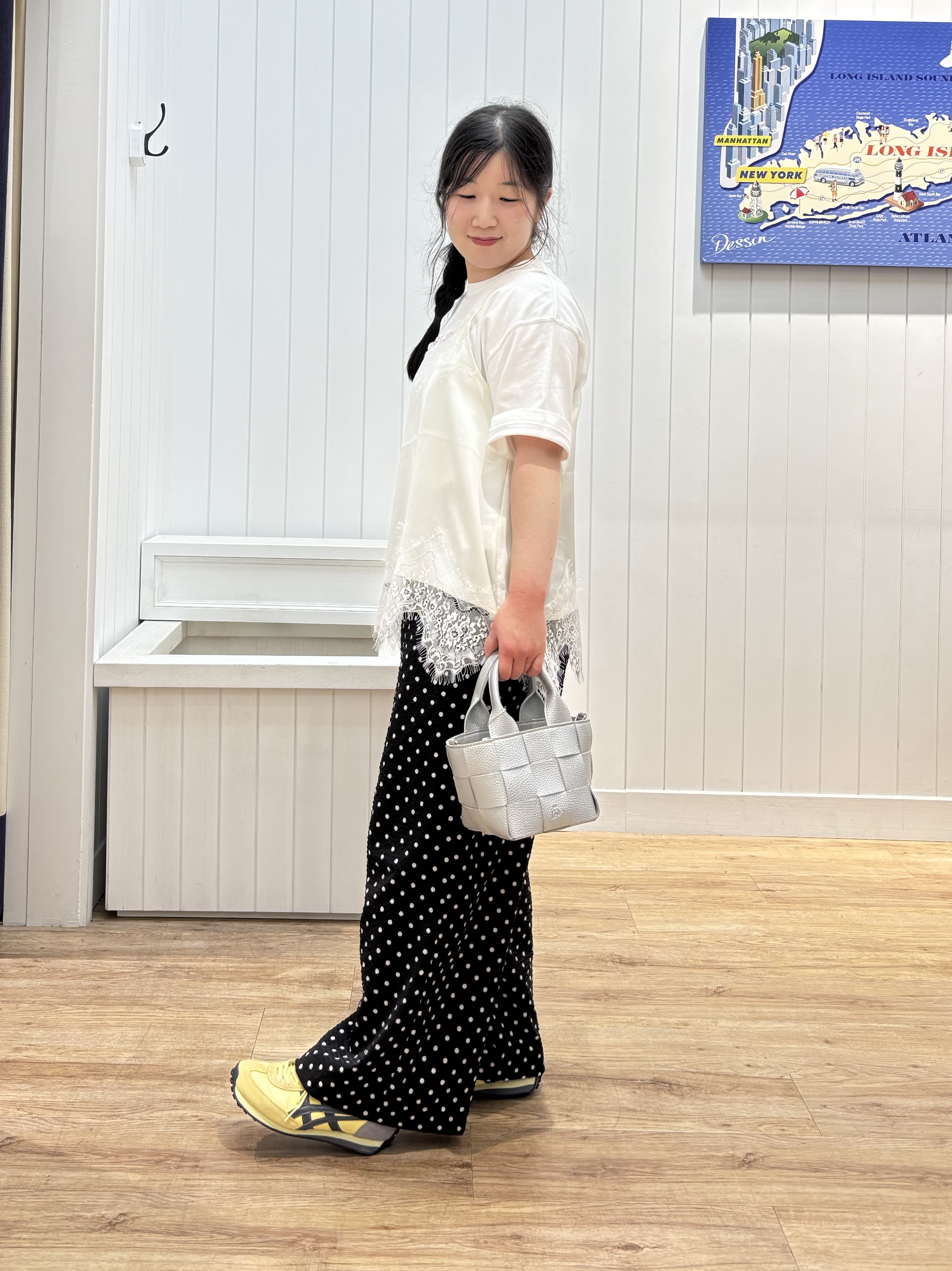 山中美乃理さんの「Dessin｜【洗える】オーガニックコットンロゴTシャツ」を使ったコーディネート