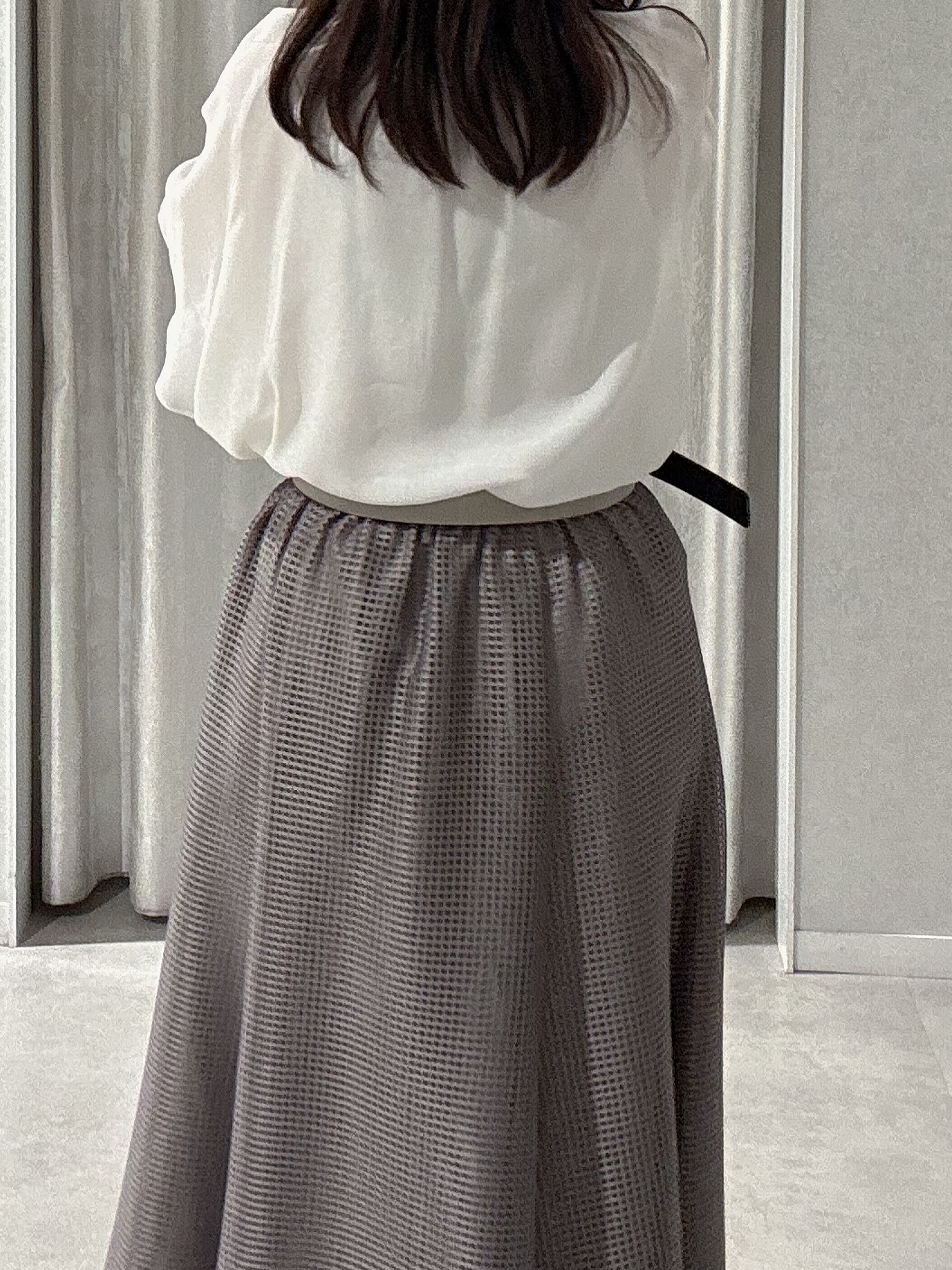 makiさんの「UNTITLED｜◆【9色展開/アンサンブル可】コットンクルーネックカーディガン」を使ったコーディネート
