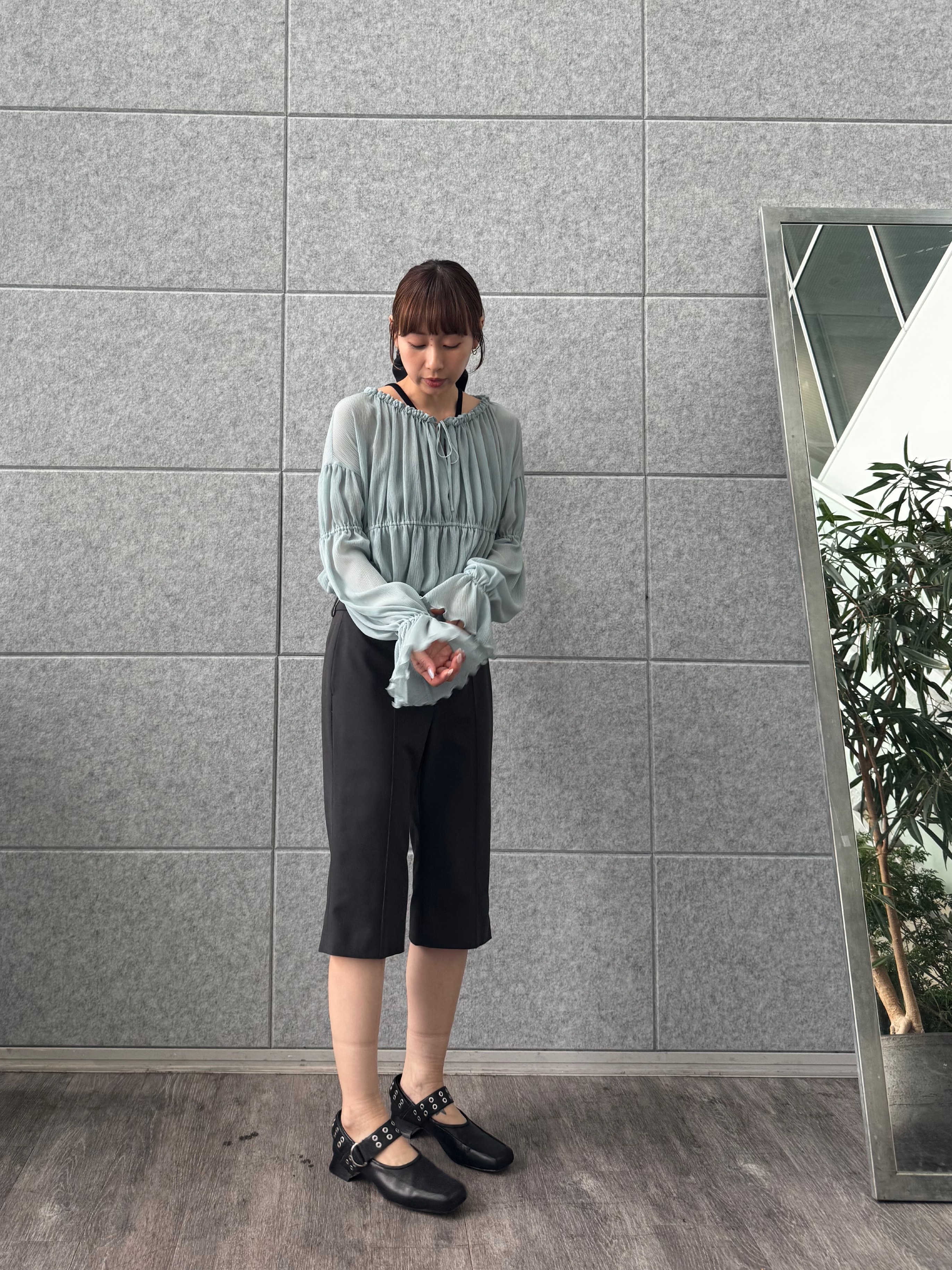 designer yukaさんの「CODE A｜【Cup-in】design cut camisole」を使ったコーディネート