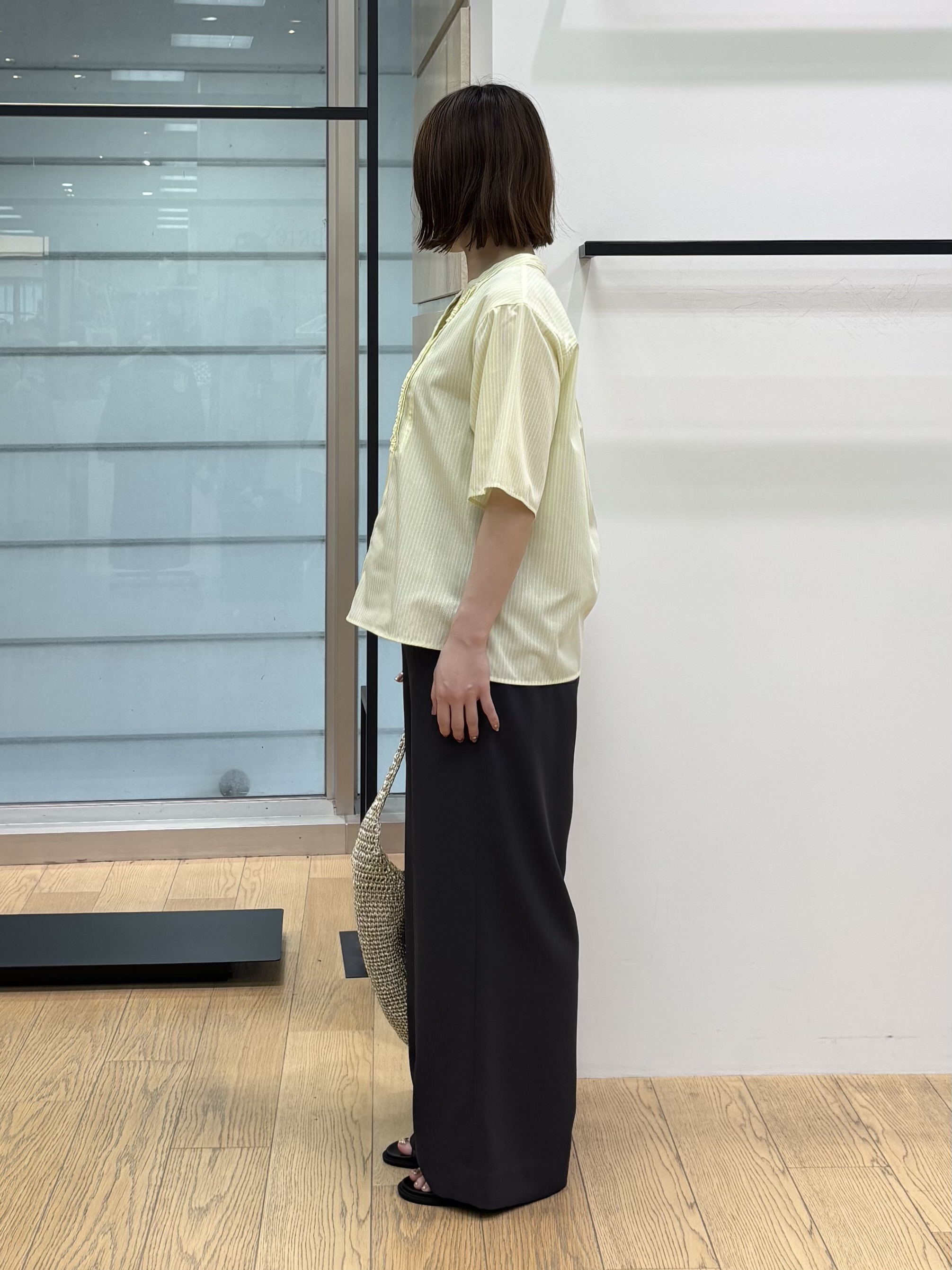 asamiさんの「INDIVI｜【洗える／UVケア／着映え】フリルピンタックブラウス」を使ったコーディネート