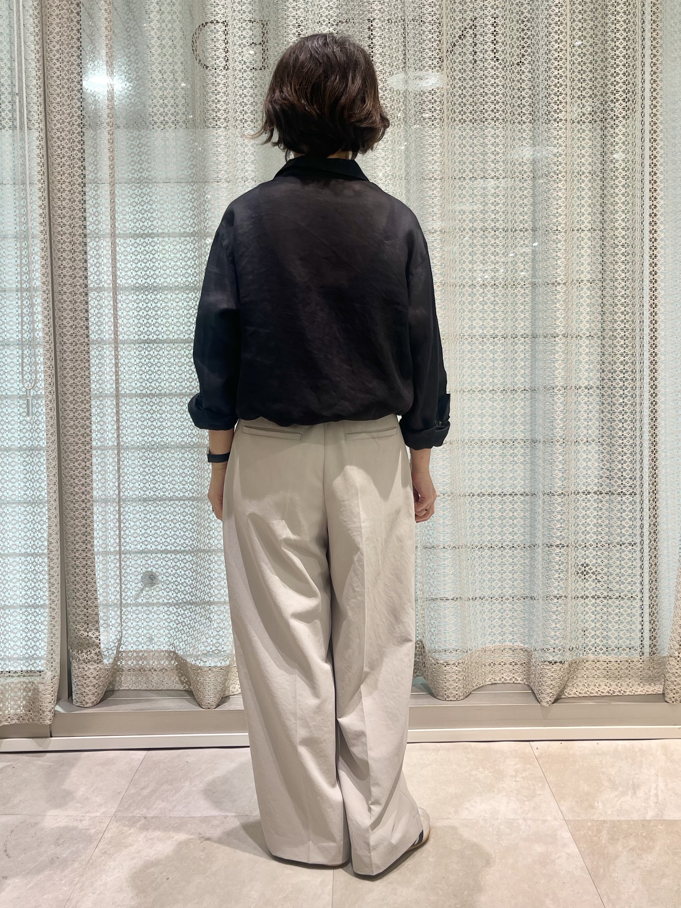 ymさんの「UNTITLED｜【接触冷感】ドライタッチシャツ」を使ったコーディネート