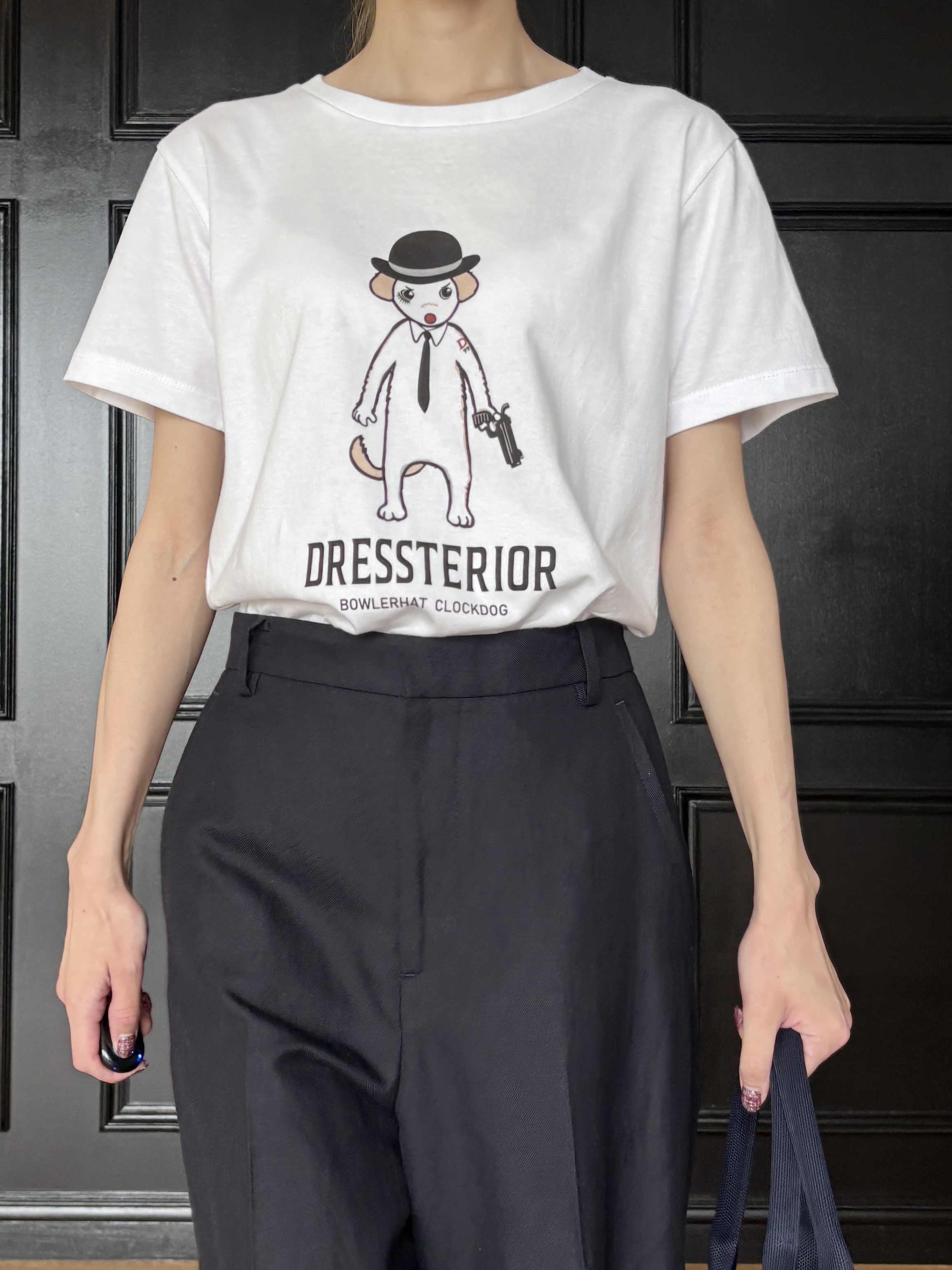 清水夏姫さんの「DRESSTERIOR｜オーバーラップサークルシュシュ」を使ったコーディネート