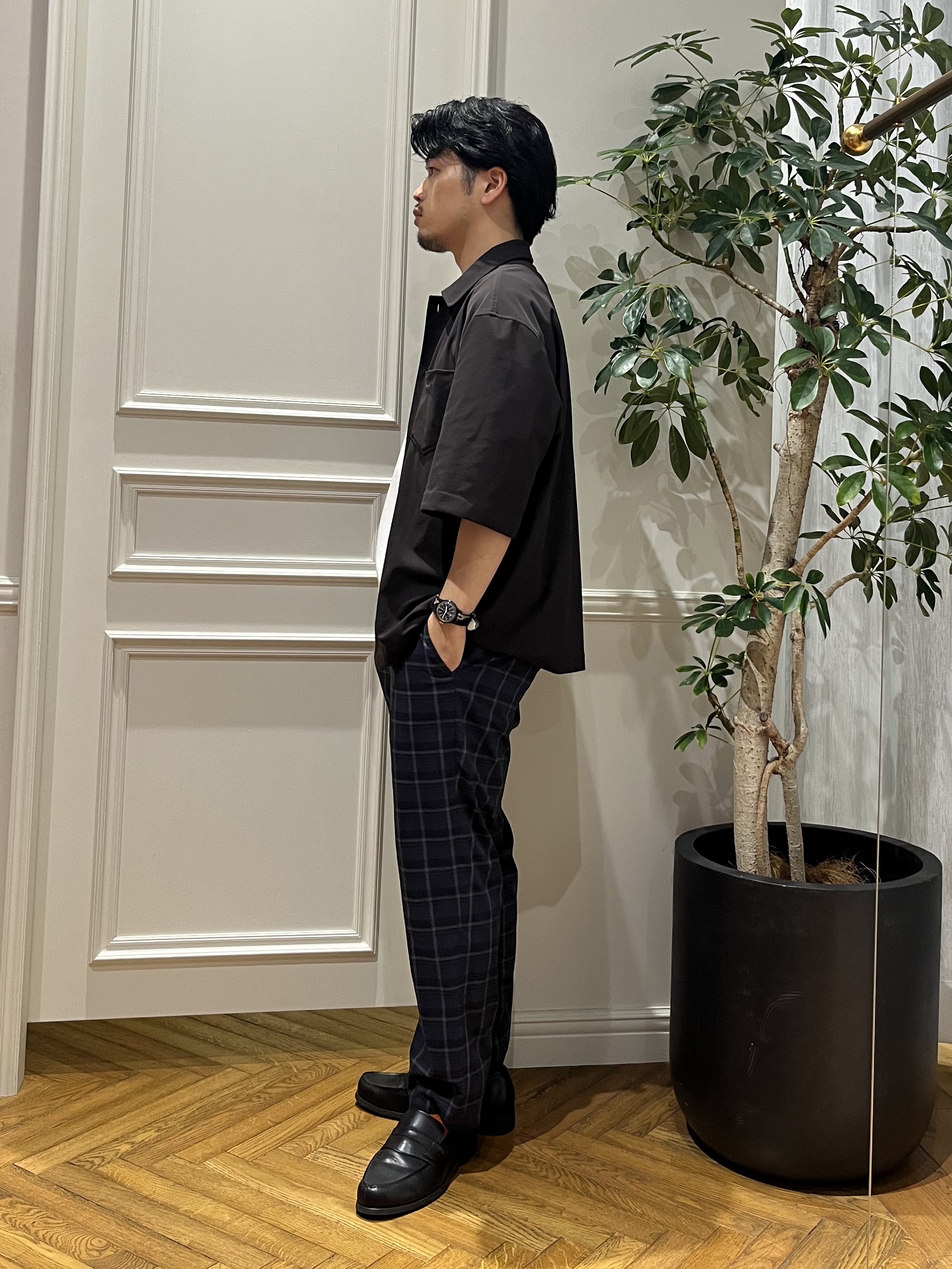 Tokuさんの「DRESSTERIOR｜【干場義雅&times;DRESSTERIOR】ICE CLEAR COTTON Tシャツ」を使ったコーディネート