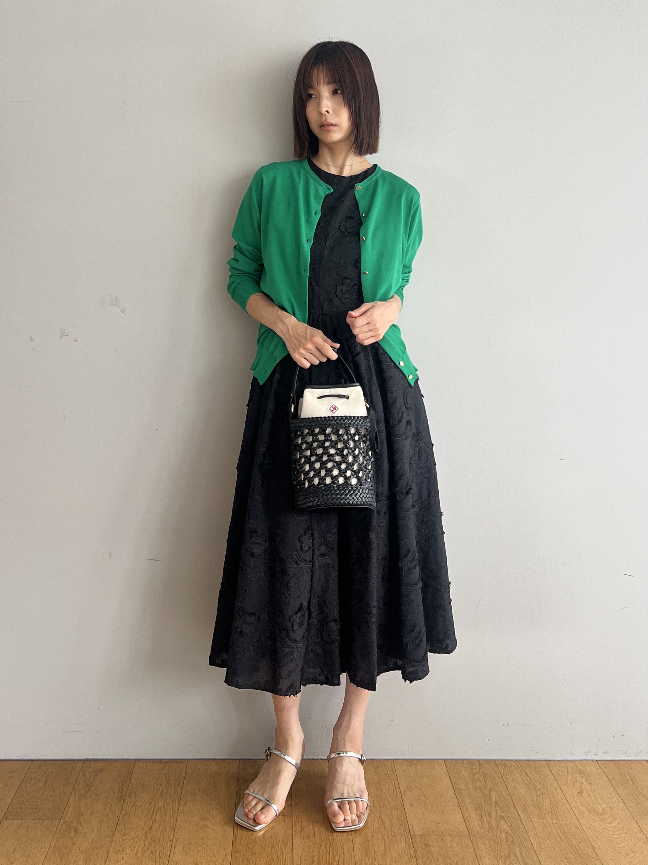 misaさんの「DRESSTERIOR｜【ウォッシャブル】コットン エンブロイダリードレス」を使ったコーディネート