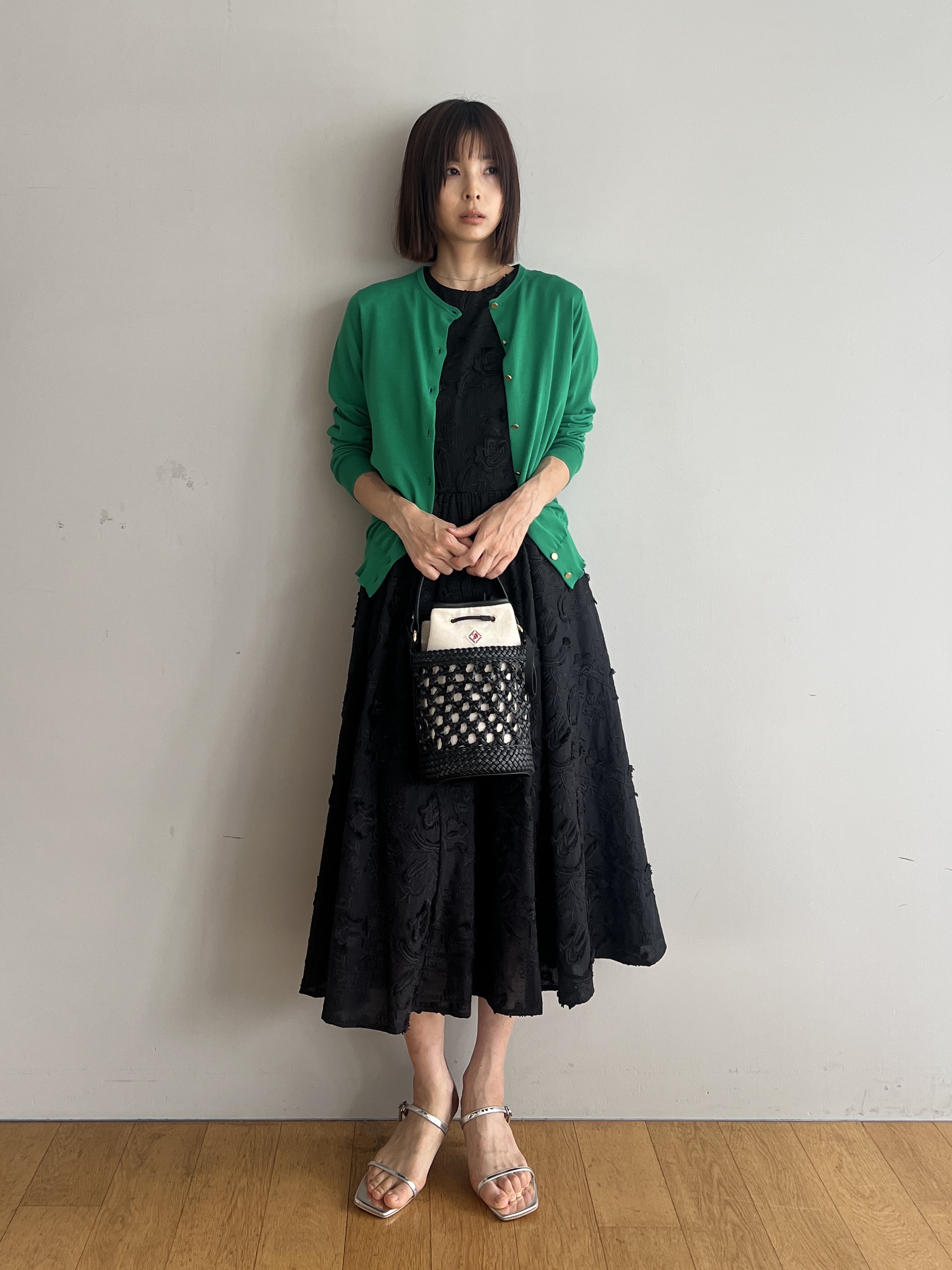 misaさんの「DRESSTERIOR｜【ウォッシャブル】コットン エンブロイダリードレス」を使ったコーディネート