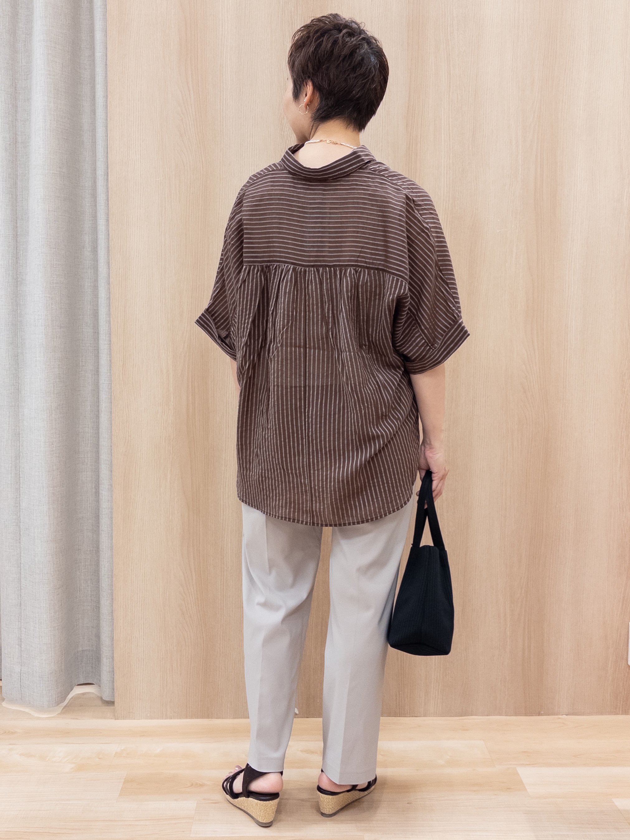 シュウコさんの「grove｜【貴島明日香さん着用】シアードッキングスクエアタンク」を使ったコーディネート