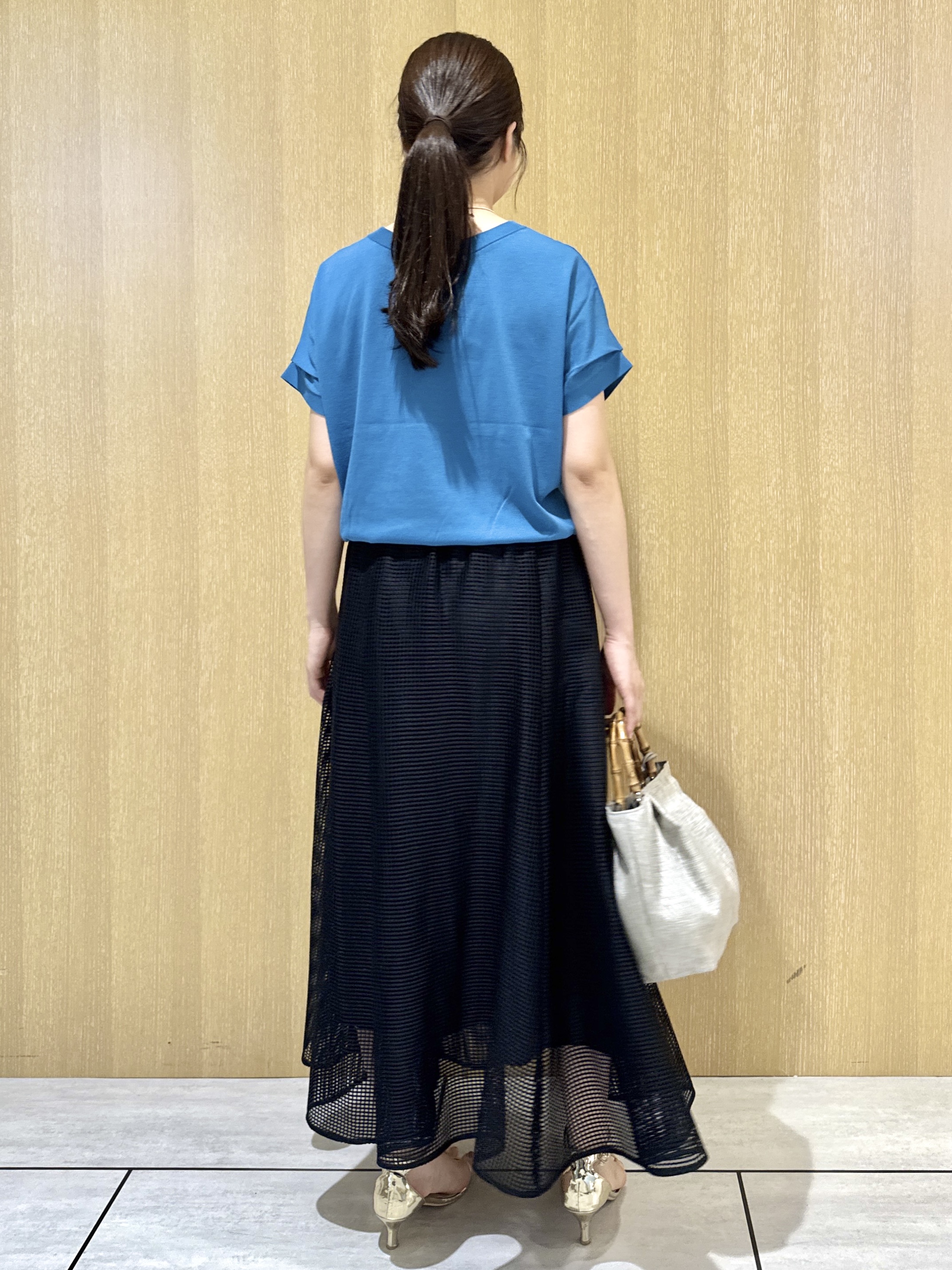 nanaさんの「UNTITLED｜【肌に張りつきにくい/前後2WAY】ドライタッチコットンプルオーバー」を使ったコーディネート