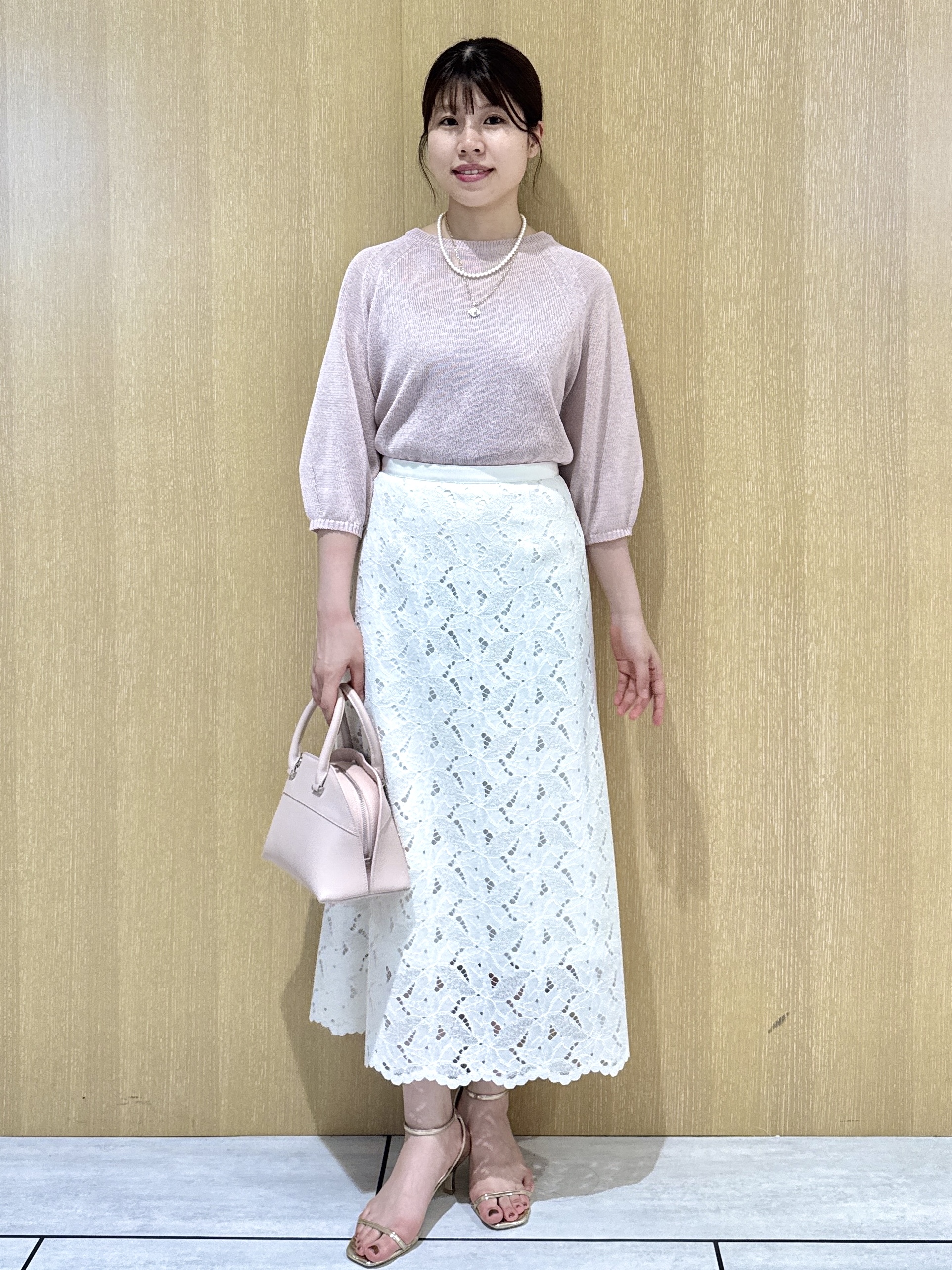 nanaさんの「UNTITLED｜【洗える/ゆったり】クルーネックドライニット」を使ったコーディネート