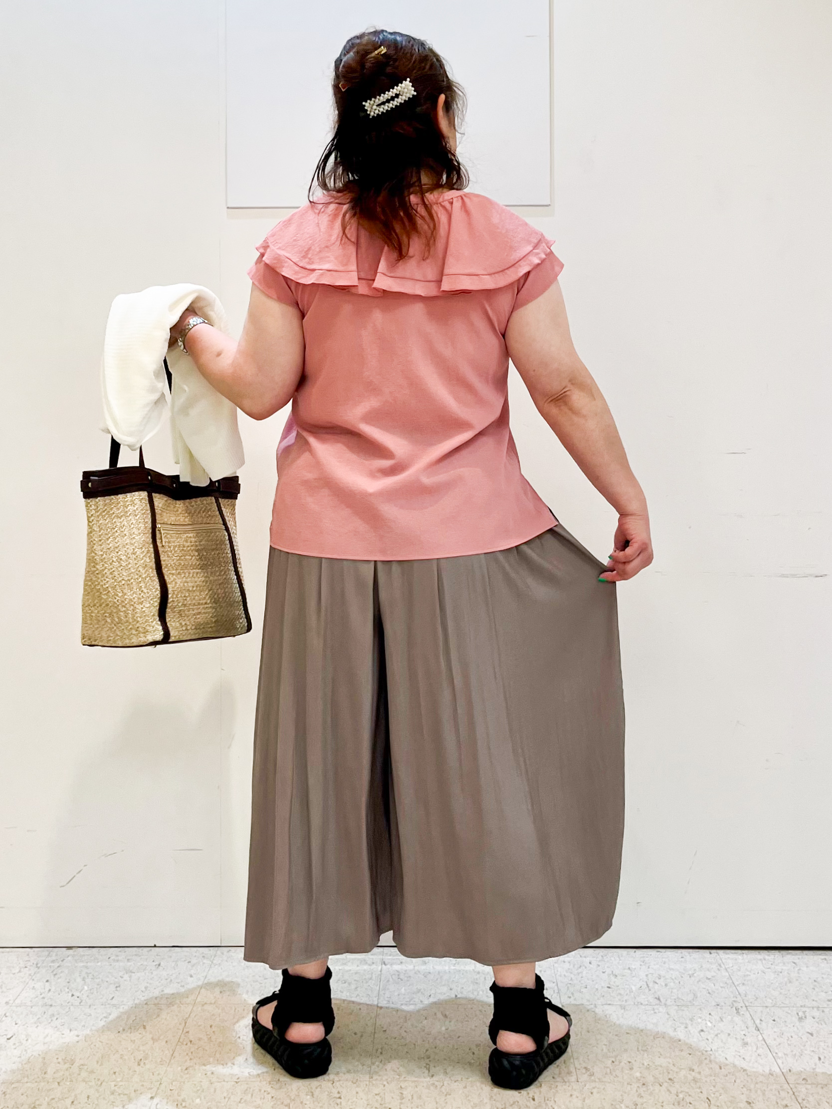 kimmyさんの「Reflect｜【マシンウォッシャブル】フリルブラウス」を使ったコーディネート
