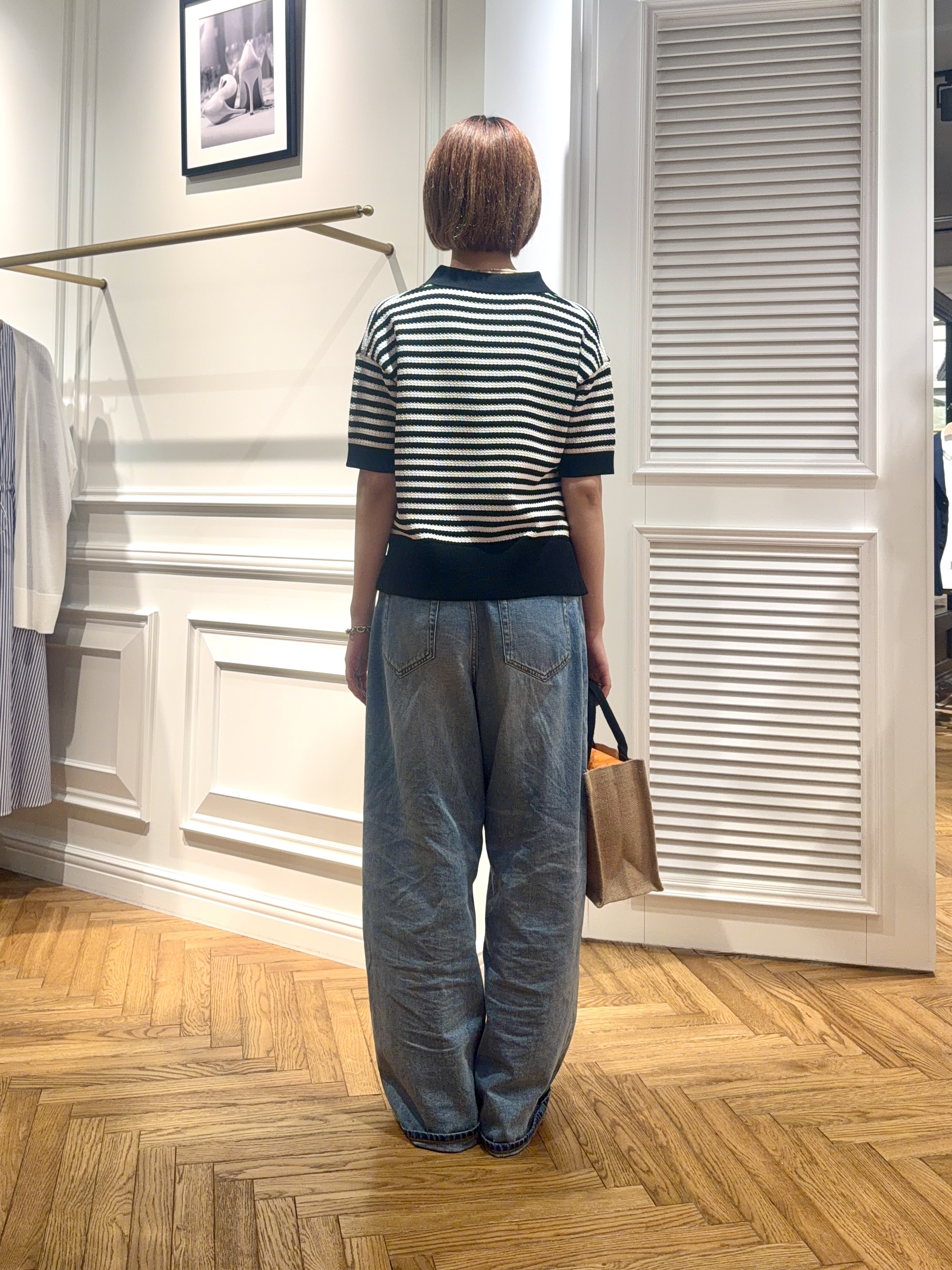 renaさんの「DRESSTERIOR｜◆ウォッシャブルスキッパークロップドニット」を使ったコーディネート