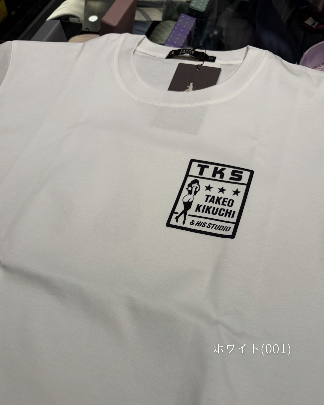 小南大和さんの「TAKEO KIKUCHI｜【BOWLER HAT LABEL】アイスクリアコットン ラッキーセブン 半袖Tシャツ」を使ったコーディネート