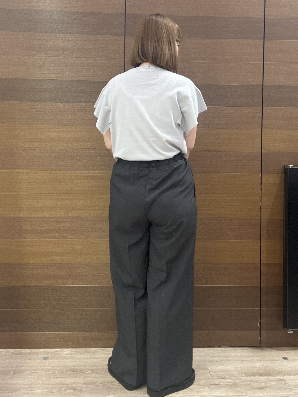 yumeさんの「OPAQUE.CLIP｜『STORY Web7月掲載』ドライタッチラメニット《UV／洗える／6col》」を使ったコーディネート