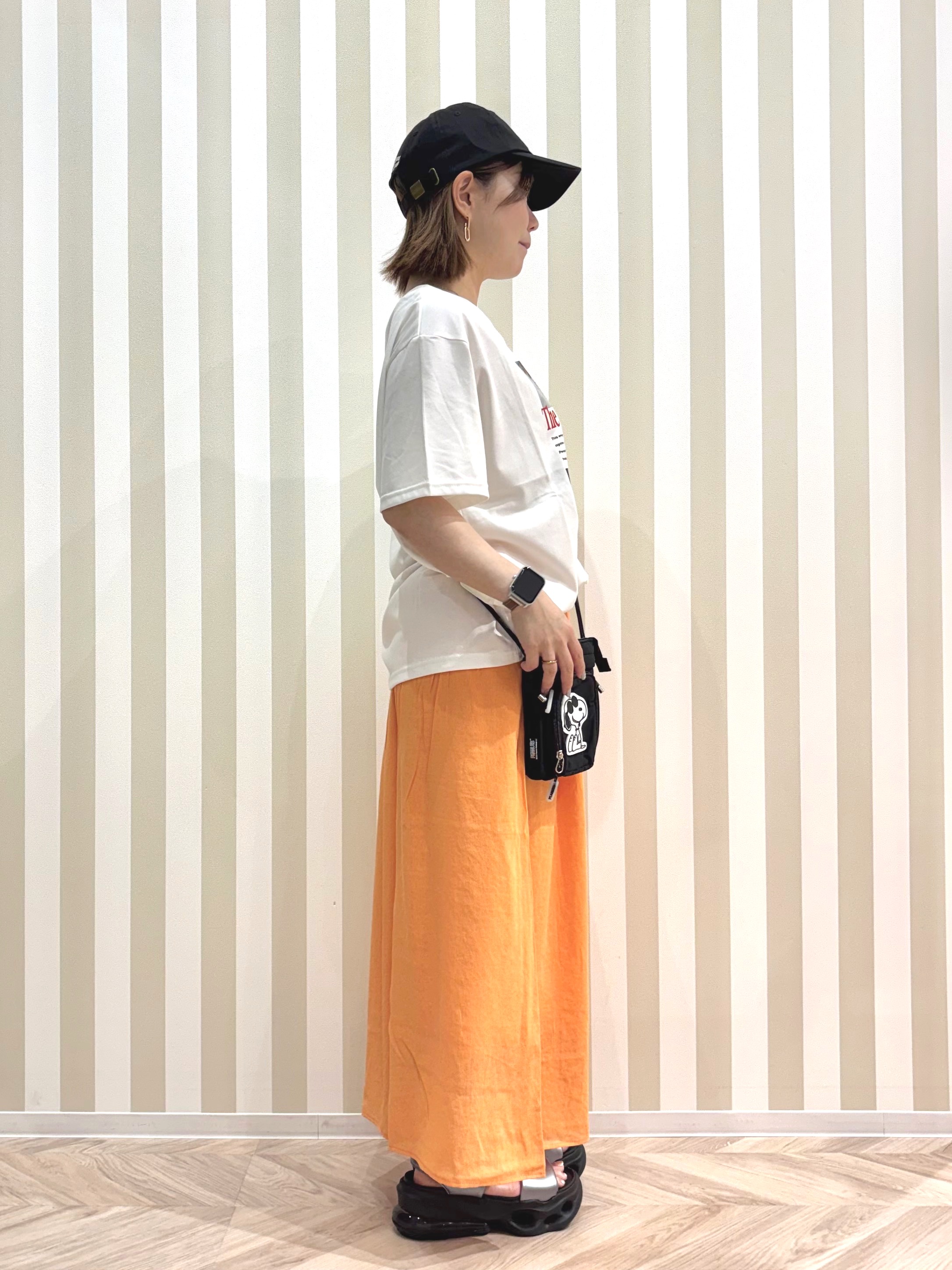 ナギさんの「SHOO･LA･RUE｜【S-LL/洗濯機可】選べる4柄　デイリー使いにぴったりな 大人の頼れるTシャツ」を使ったコーディネート
