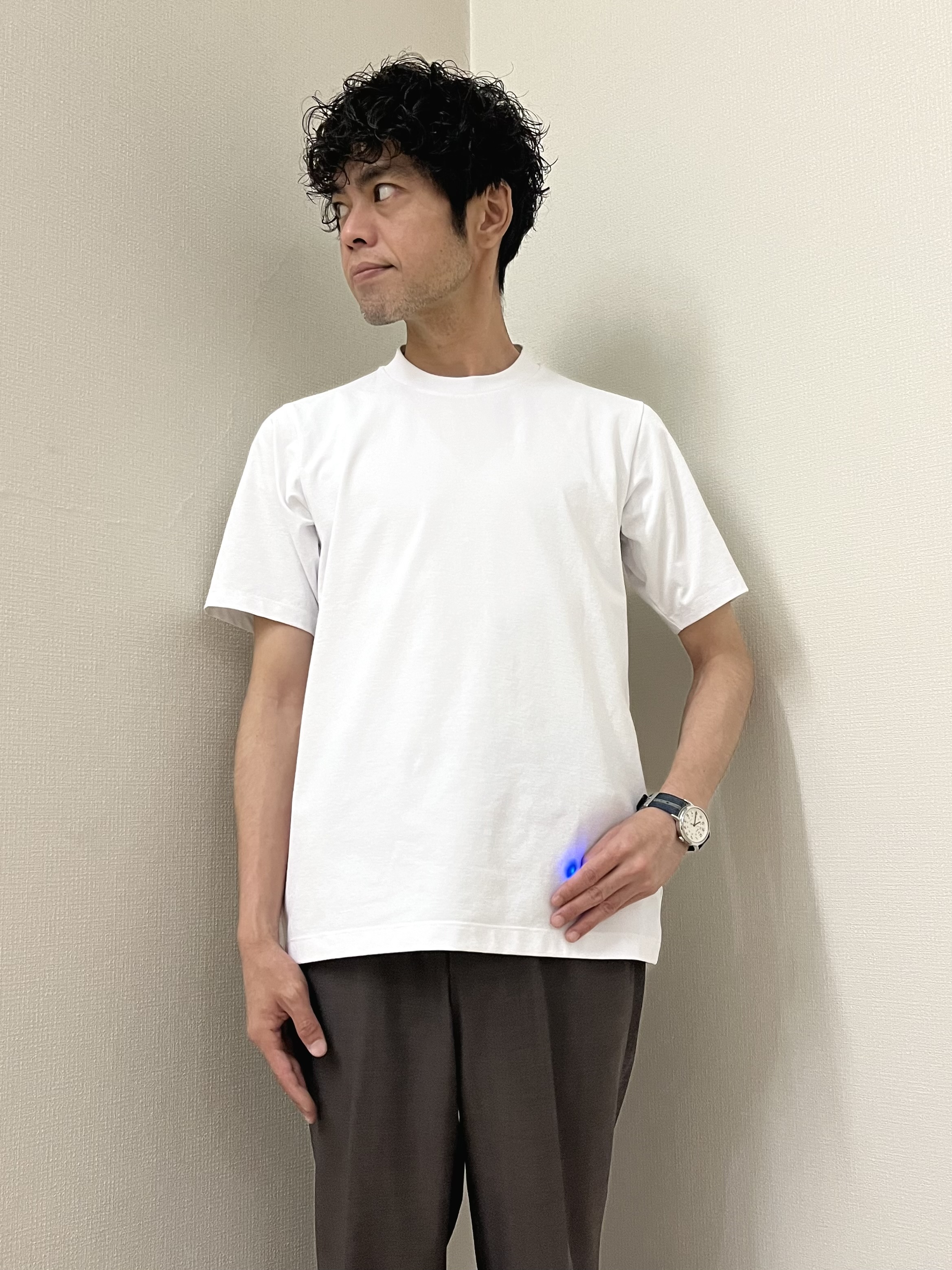 URAさんの「TAKEO KIKUCHI｜【BOWLER HAT LABEL】トロピカルシャンブレージャケット」を使ったコーディネート