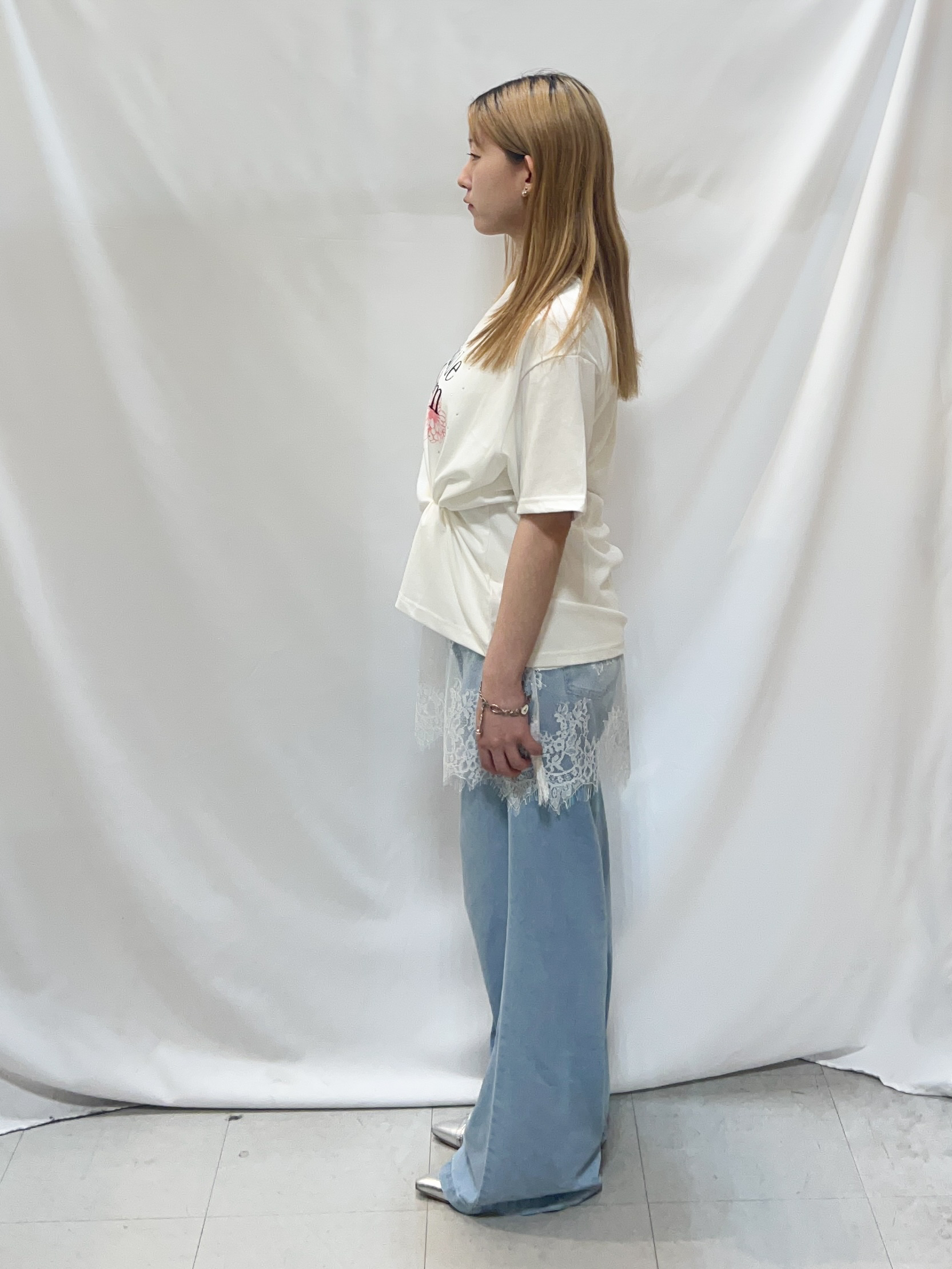 reonさんの「SHOO･LA･RUE｜【S-LL/洗濯機可】選べる4柄　デイリー使いにぴったりな 大人の頼れるTシャツ」を使ったコーディネート