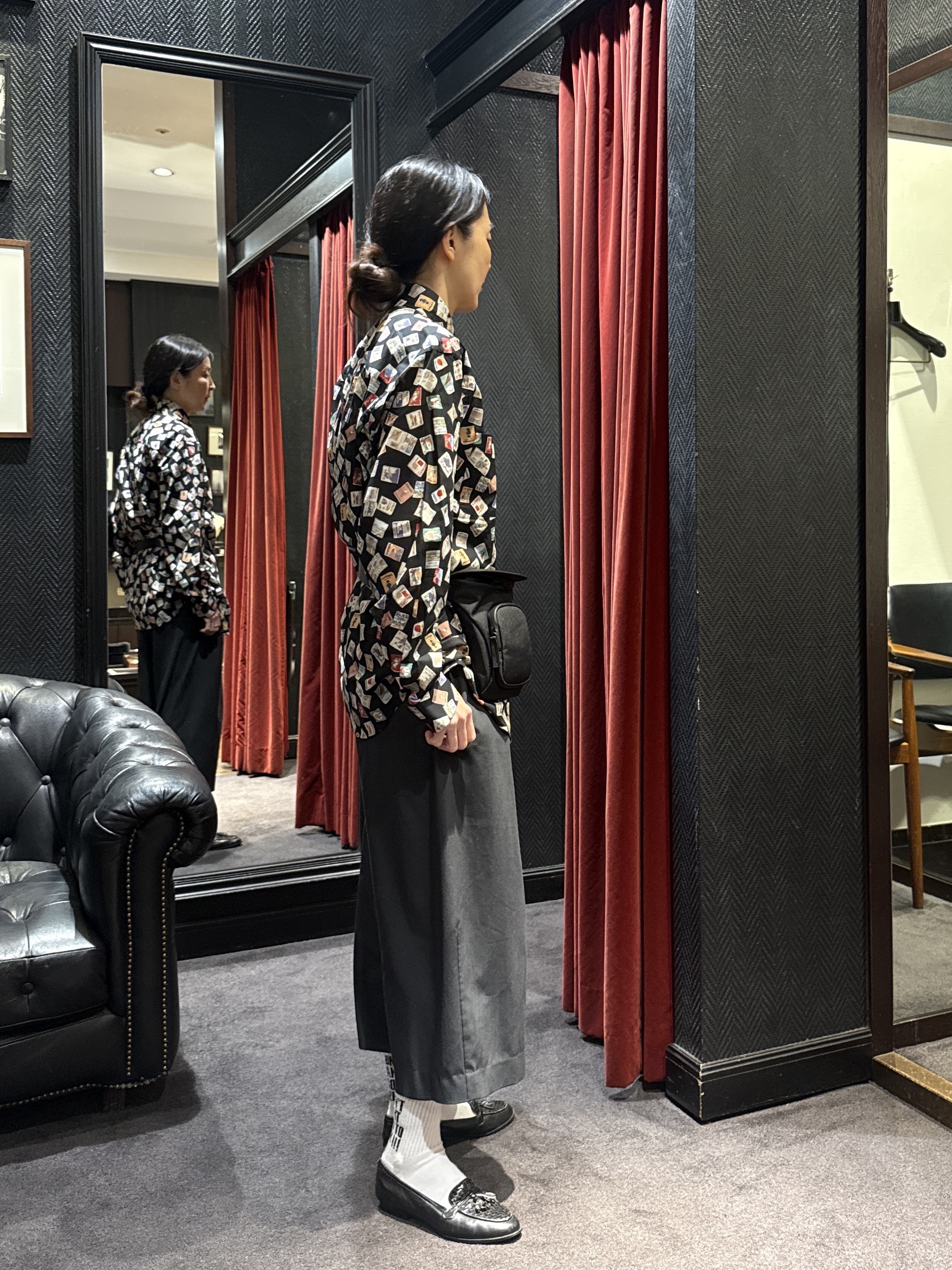 神野（jinno）さんの「TAKEO KIKUCHI｜【Sサイズ～】マガジンプリントシャツ」を使ったコーディネート