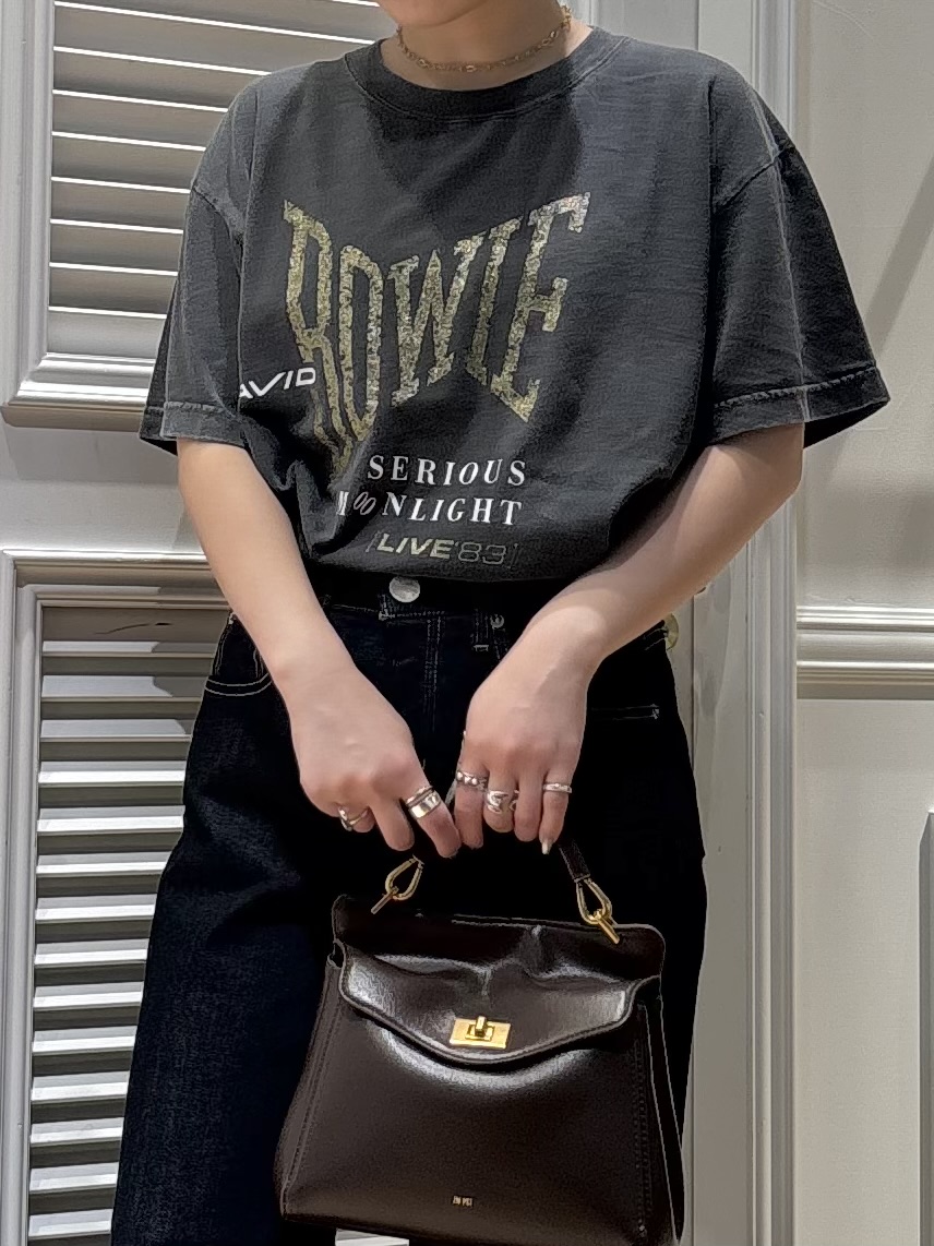 Mgmさんの「DRESSTERIOR｜◆GOOD ROCK SPEED（グッドロックスピード）DAIVD BOWIE Tシャツ」を使ったコーディネート