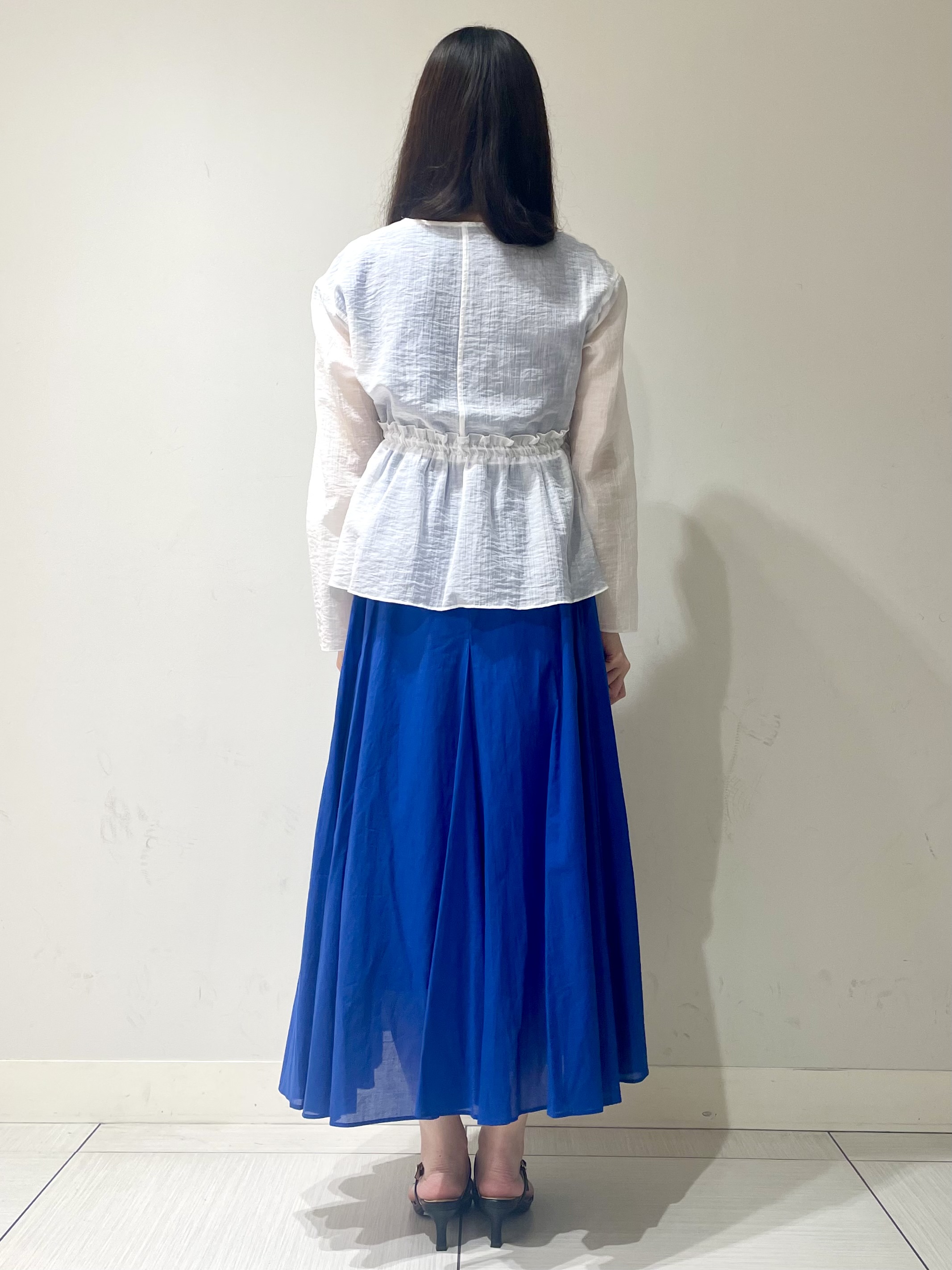 ことさんの「DRESSTERIOR｜シアー カーディガンブラウス」を使ったコーディネート