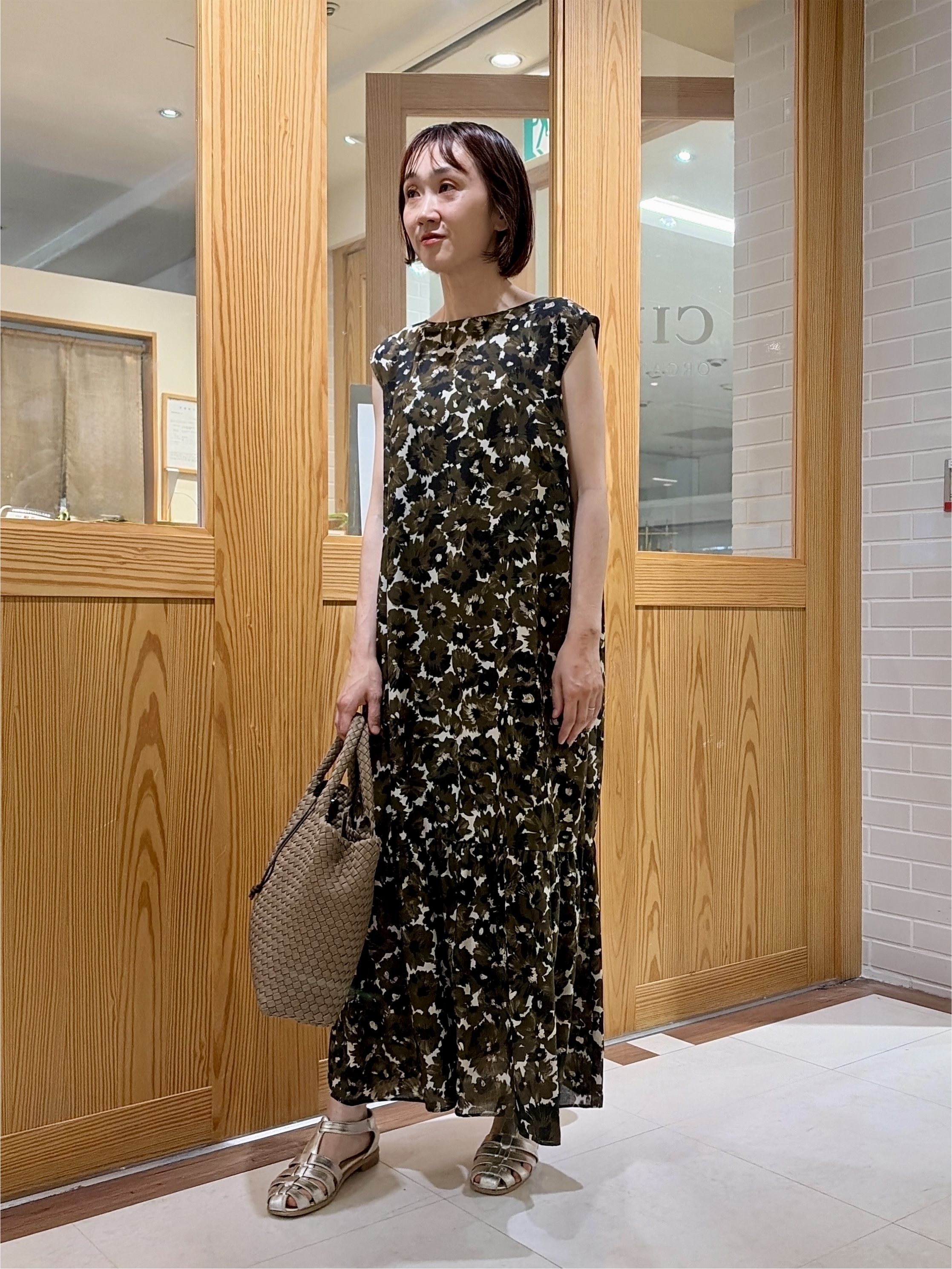 ゆうさんの「UNTITLED｜【シワになりにくい/セットアップ可/接触冷感】ハーフスリーブジャケット」を使ったコーディネート