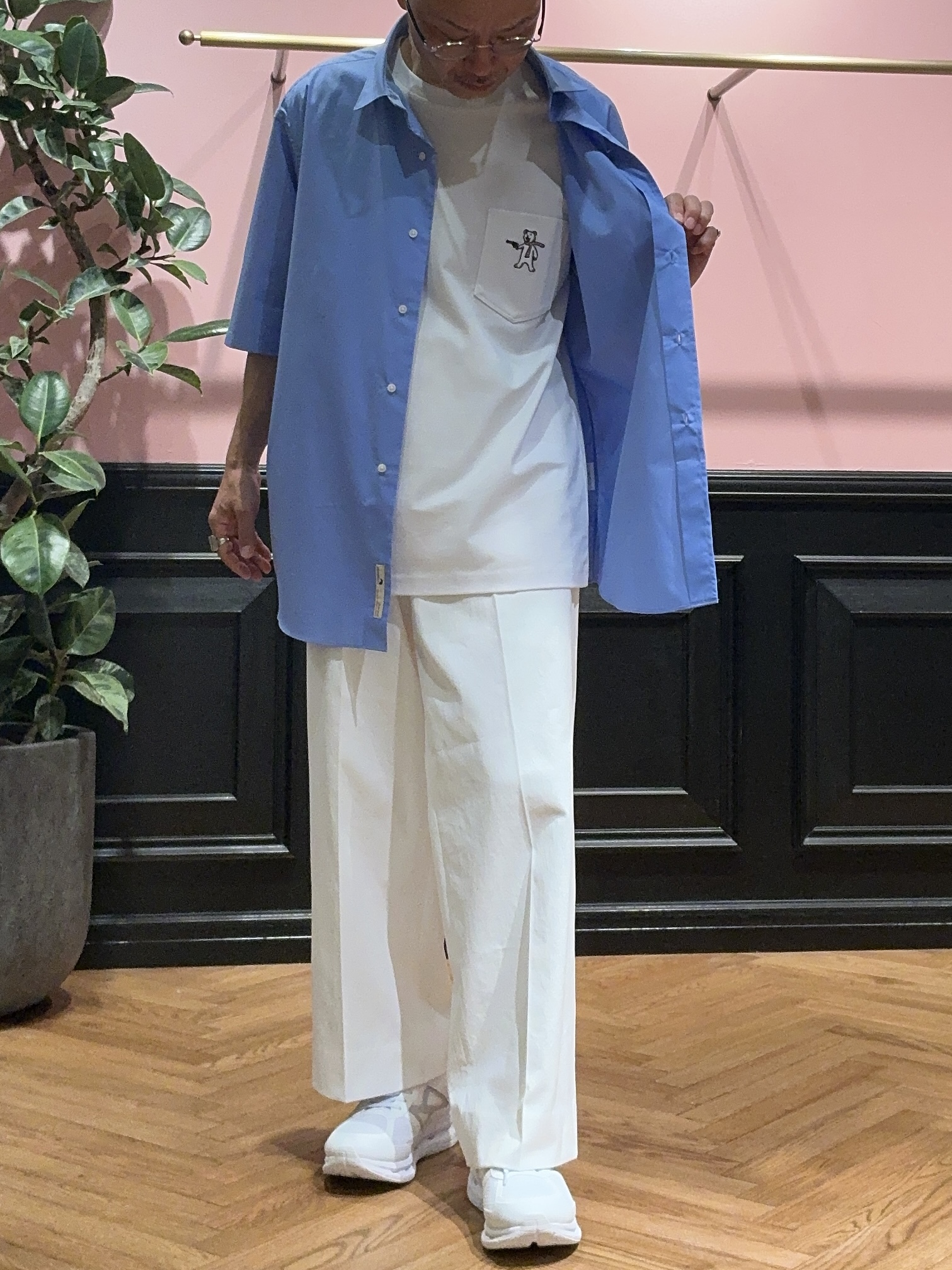 torigoeさんの「DRESSTERIOR｜【干場義雅&times;DRESSTERIOR/再入荷】シドグラスシャツ」を使ったコーディネート