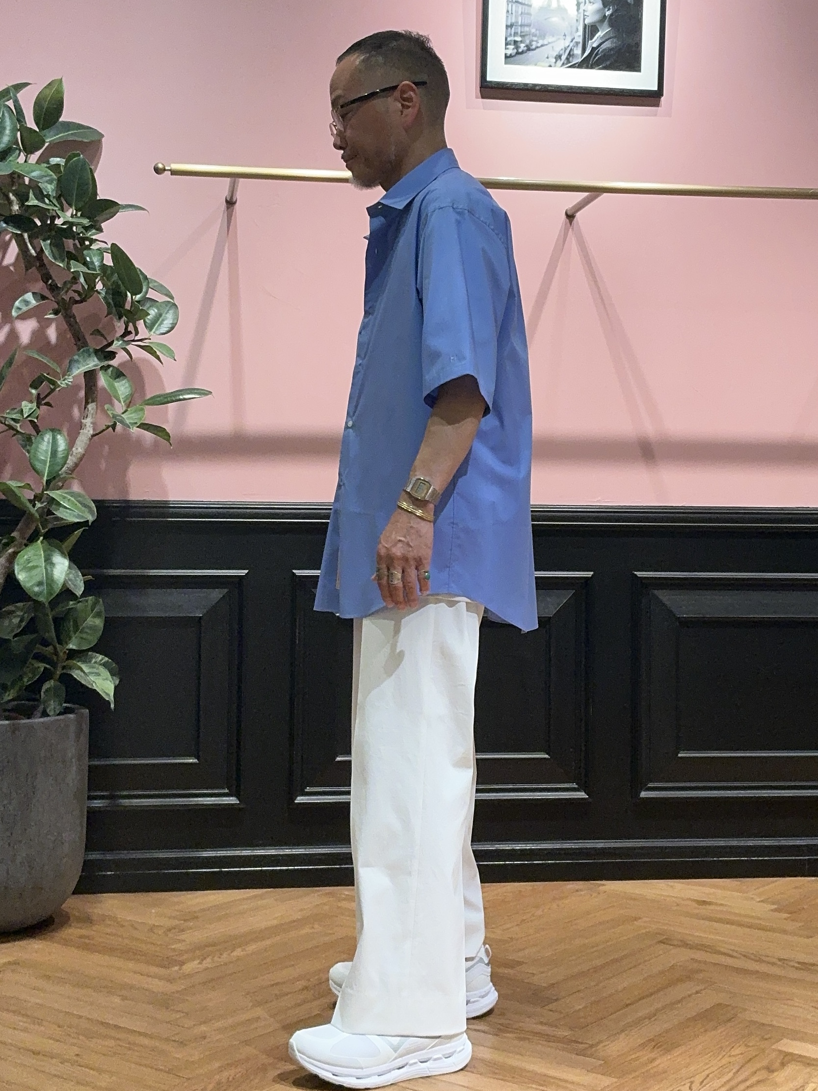 torigoeさんの「DRESSTERIOR｜【干場義雅&times;DRESSTERIOR/再入荷】シドグラスシャツ」を使ったコーディネート