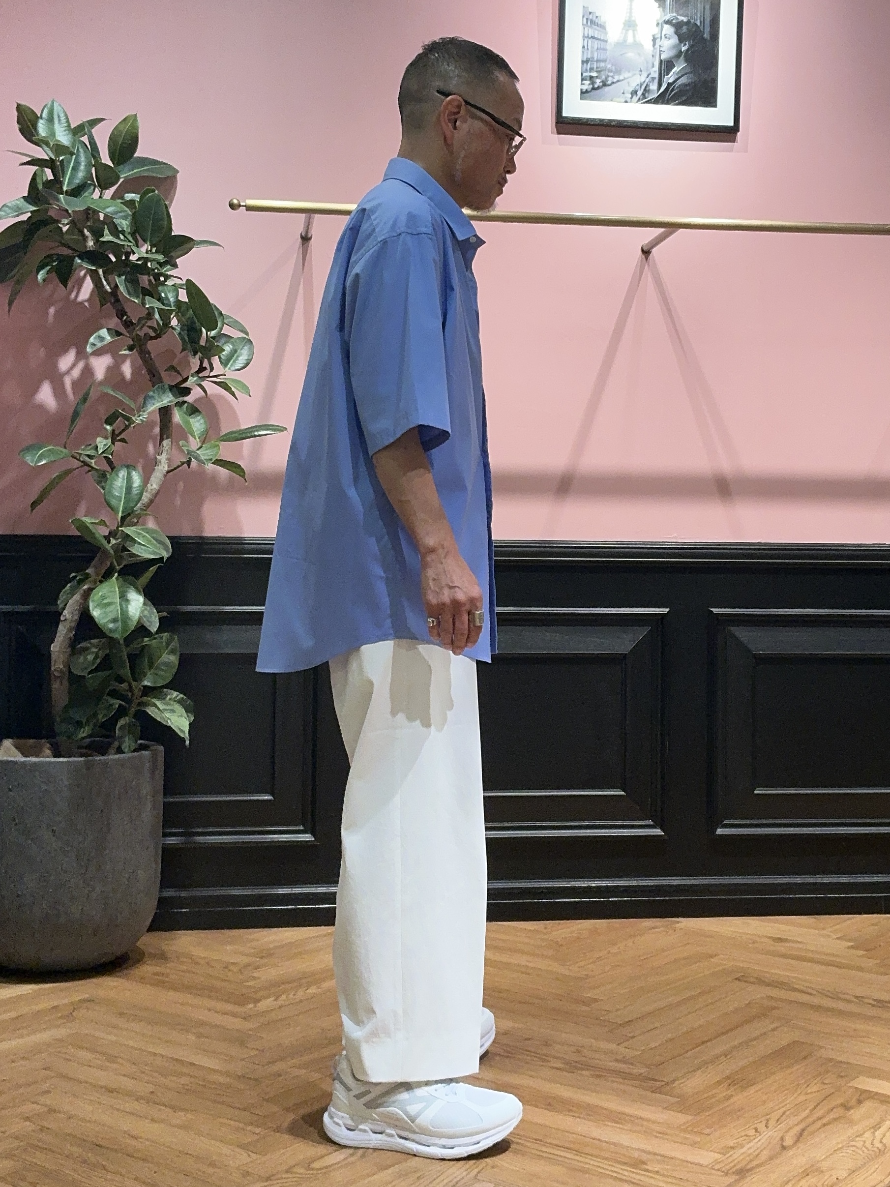torigoeさんの「DRESSTERIOR｜【干場義雅&times;DRESSTERIOR/再入荷】シドグラスシャツ」を使ったコーディネート